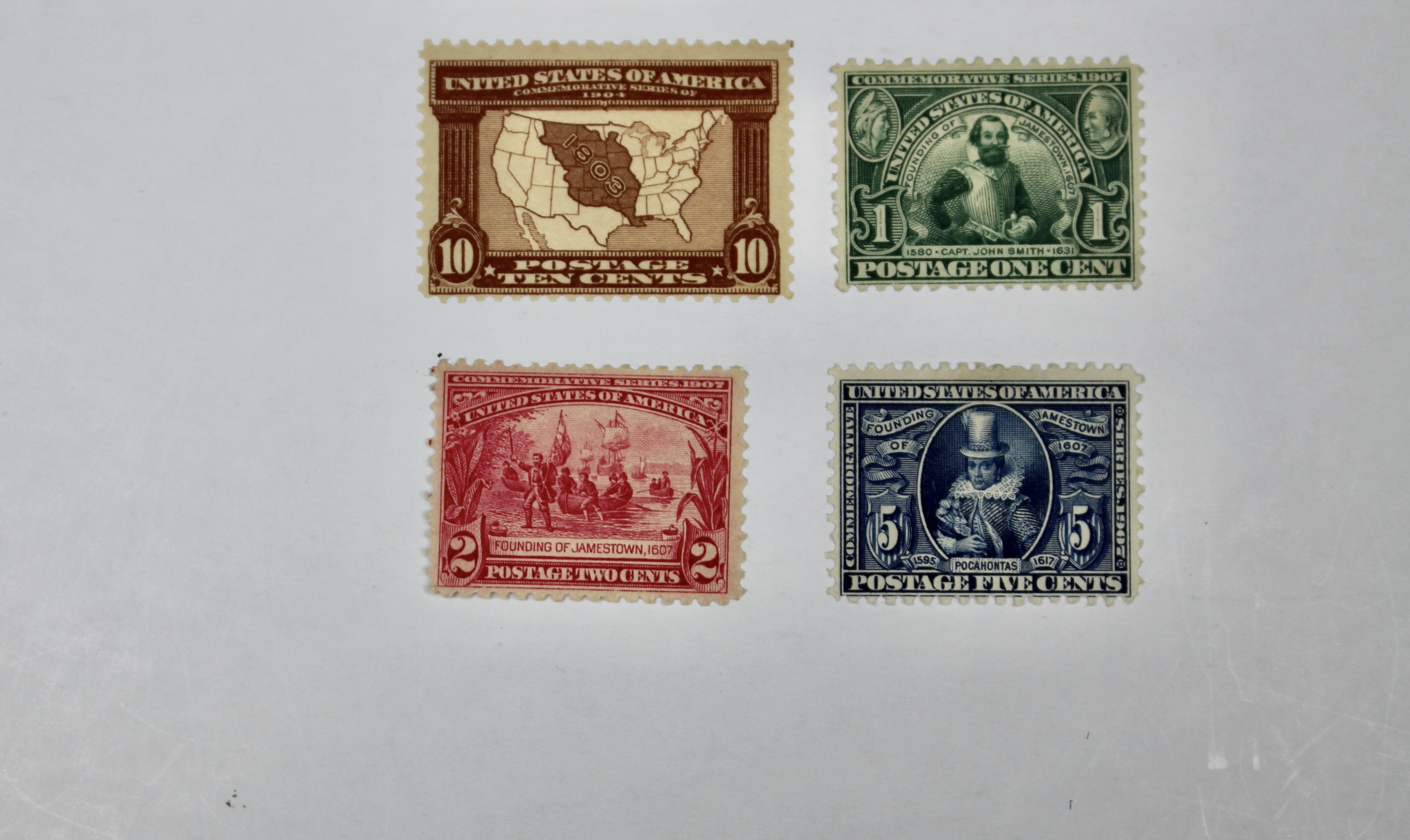 U.S. Scott 323 to 330 Postage Stamps, Mint Condition