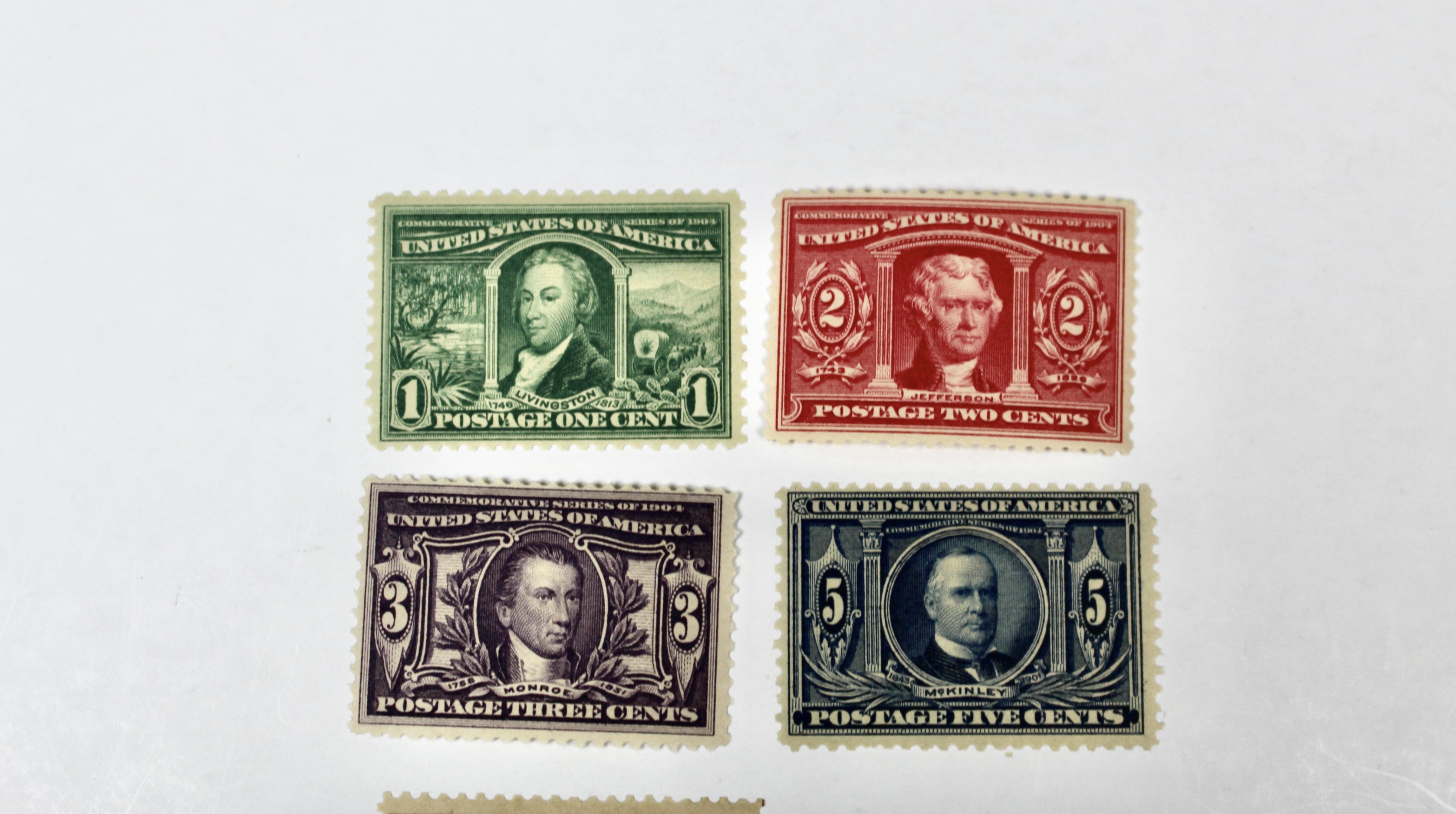 U.S. Scott 323 to 330 Postage Stamps, Mint Condition