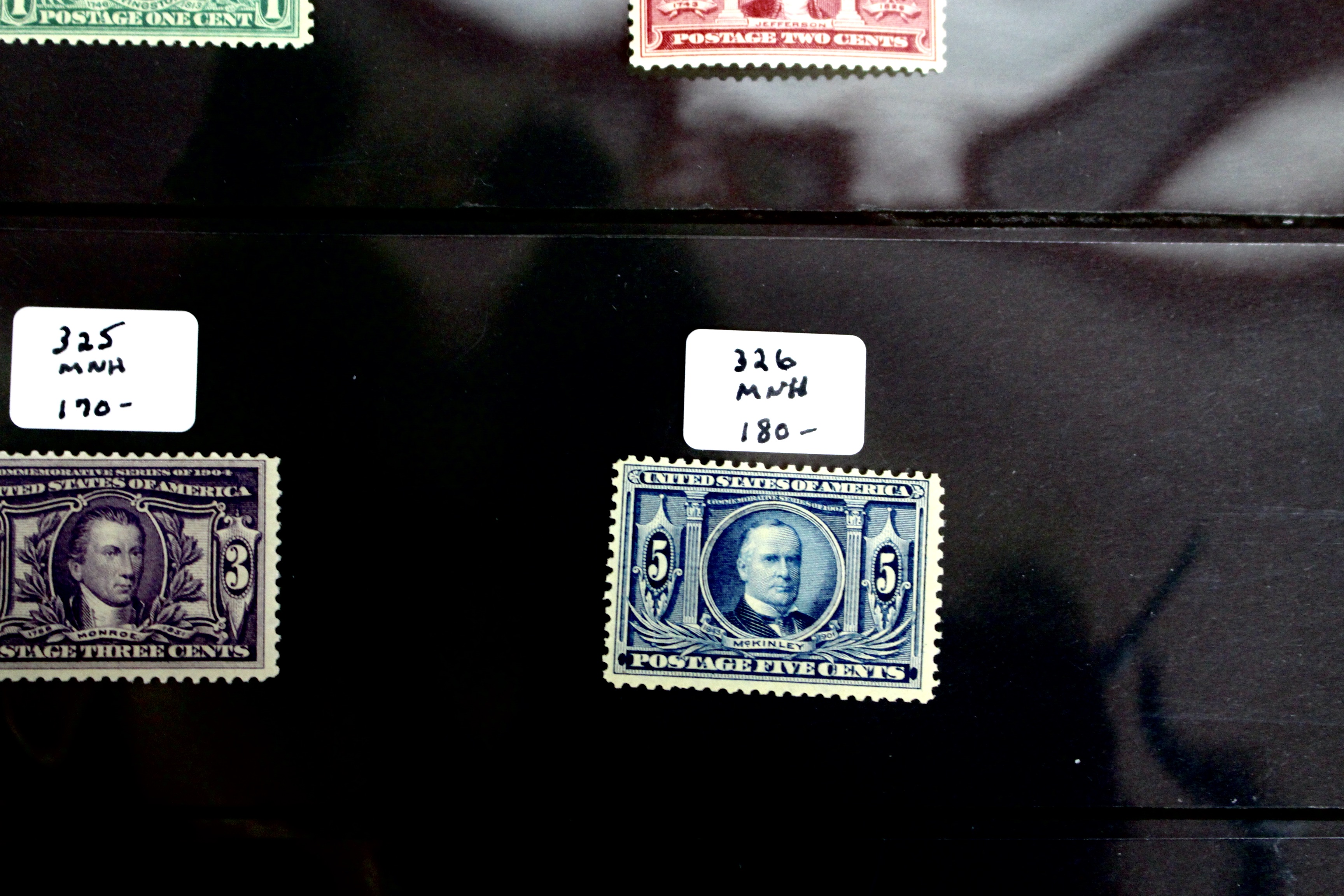 U.S. Scott 323 to 330 Postage Stamps, Mint Condition