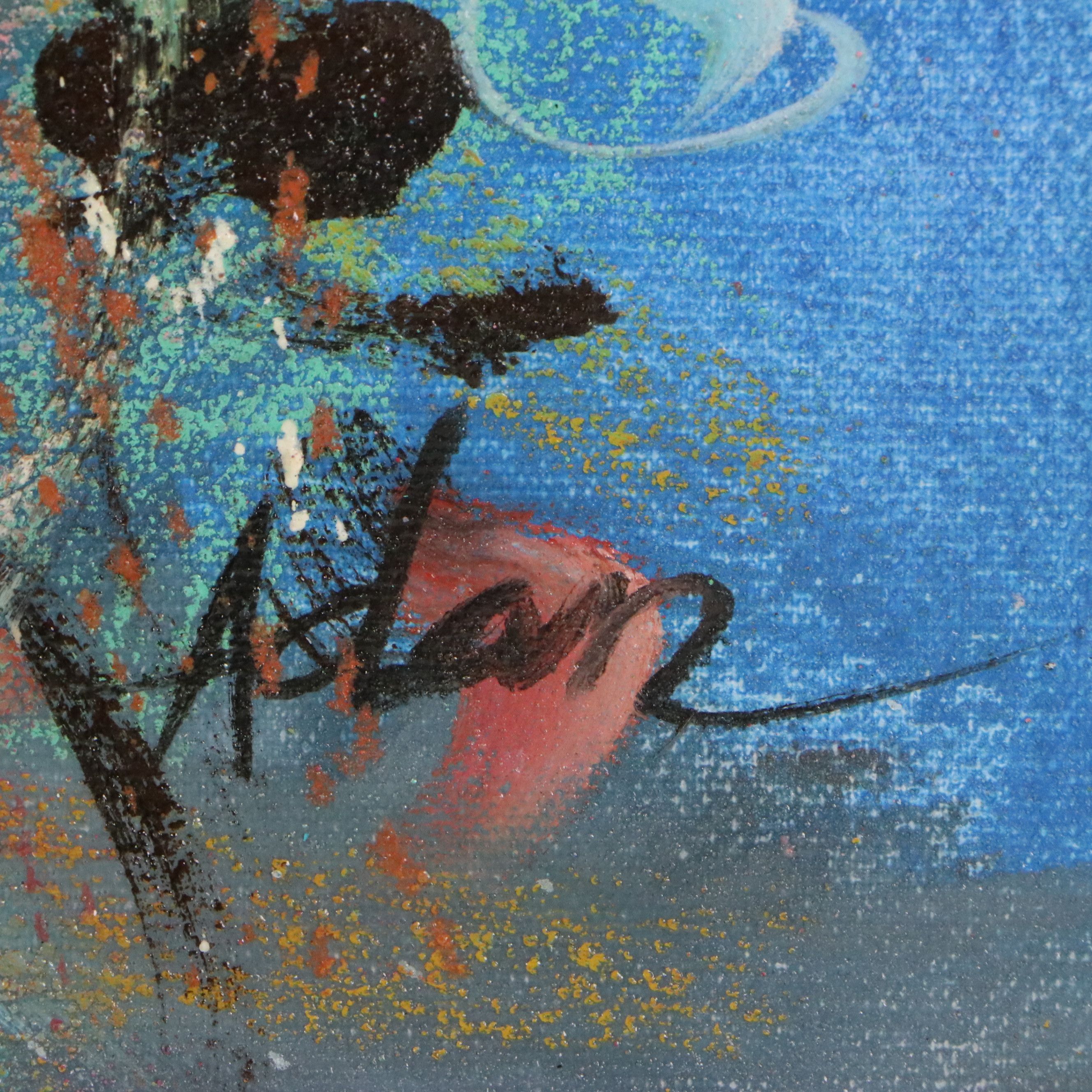 Adan Oil Painting "Astronomy IV," Circa 2026