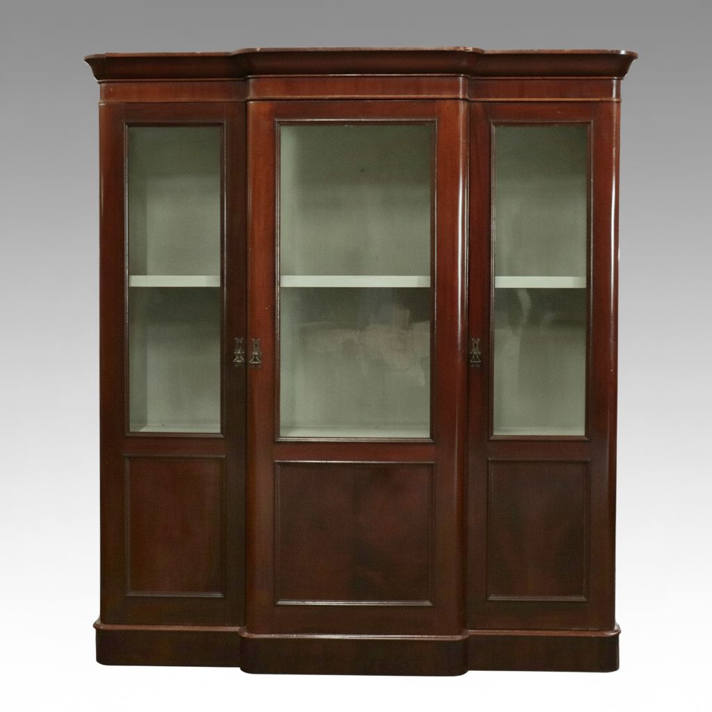 Georgian Style Mahogany China Cabinet