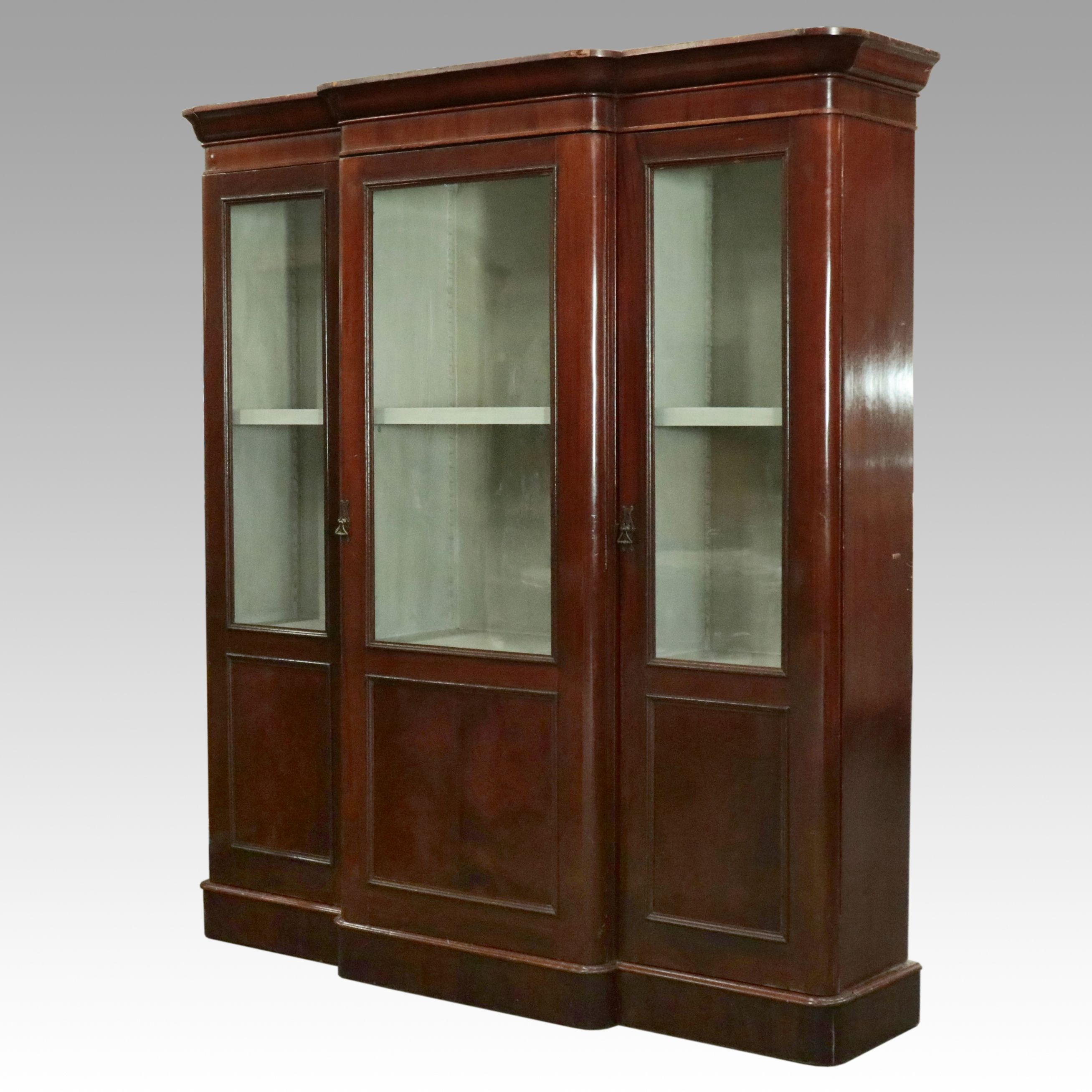 Georgian Style Mahogany China Cabinet