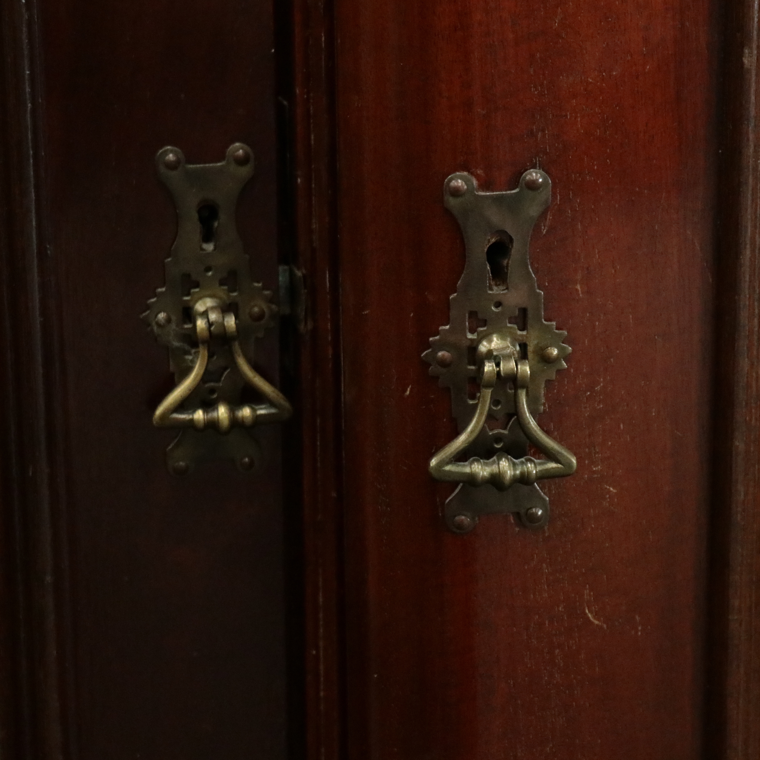 Georgian Style Mahogany China Cabinet