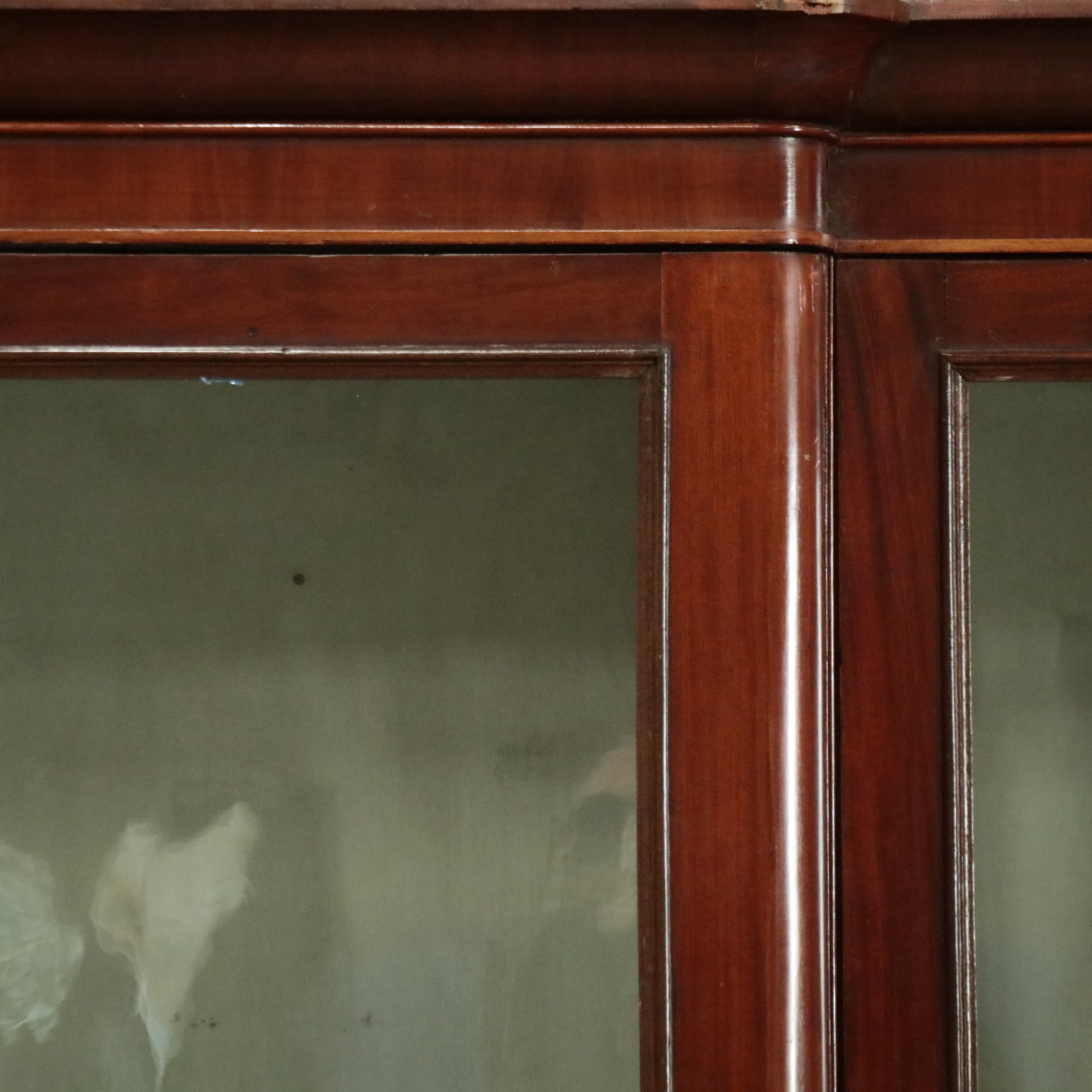 Georgian Style Mahogany China Cabinet
