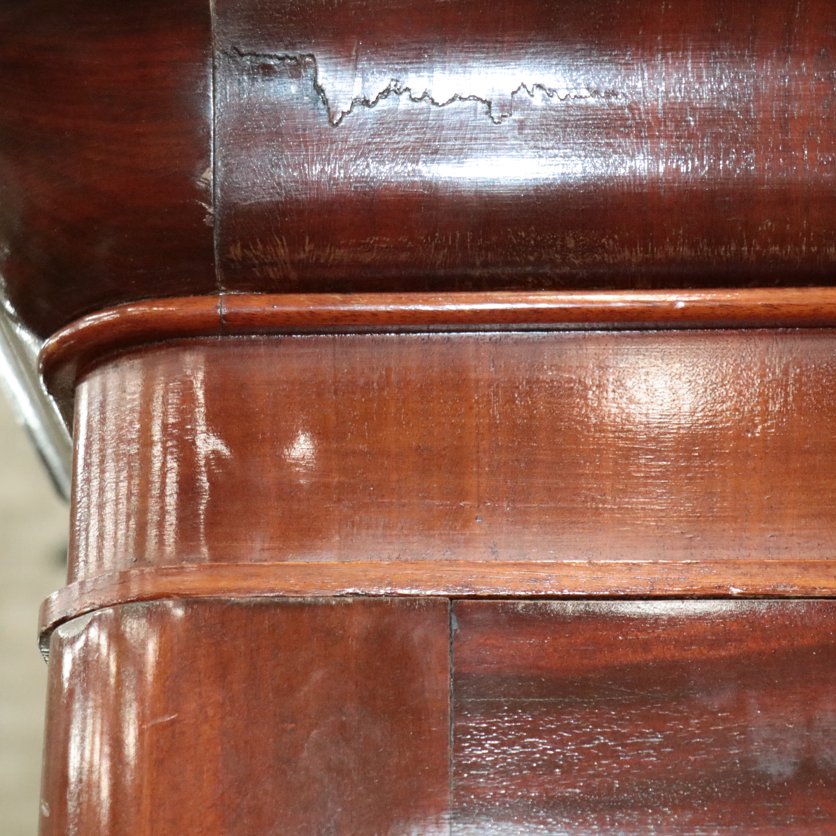 Georgian Style Mahogany China Cabinet