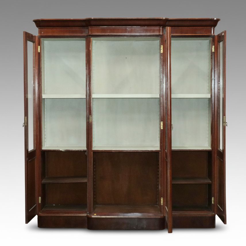Georgian Style Mahogany China Cabinet