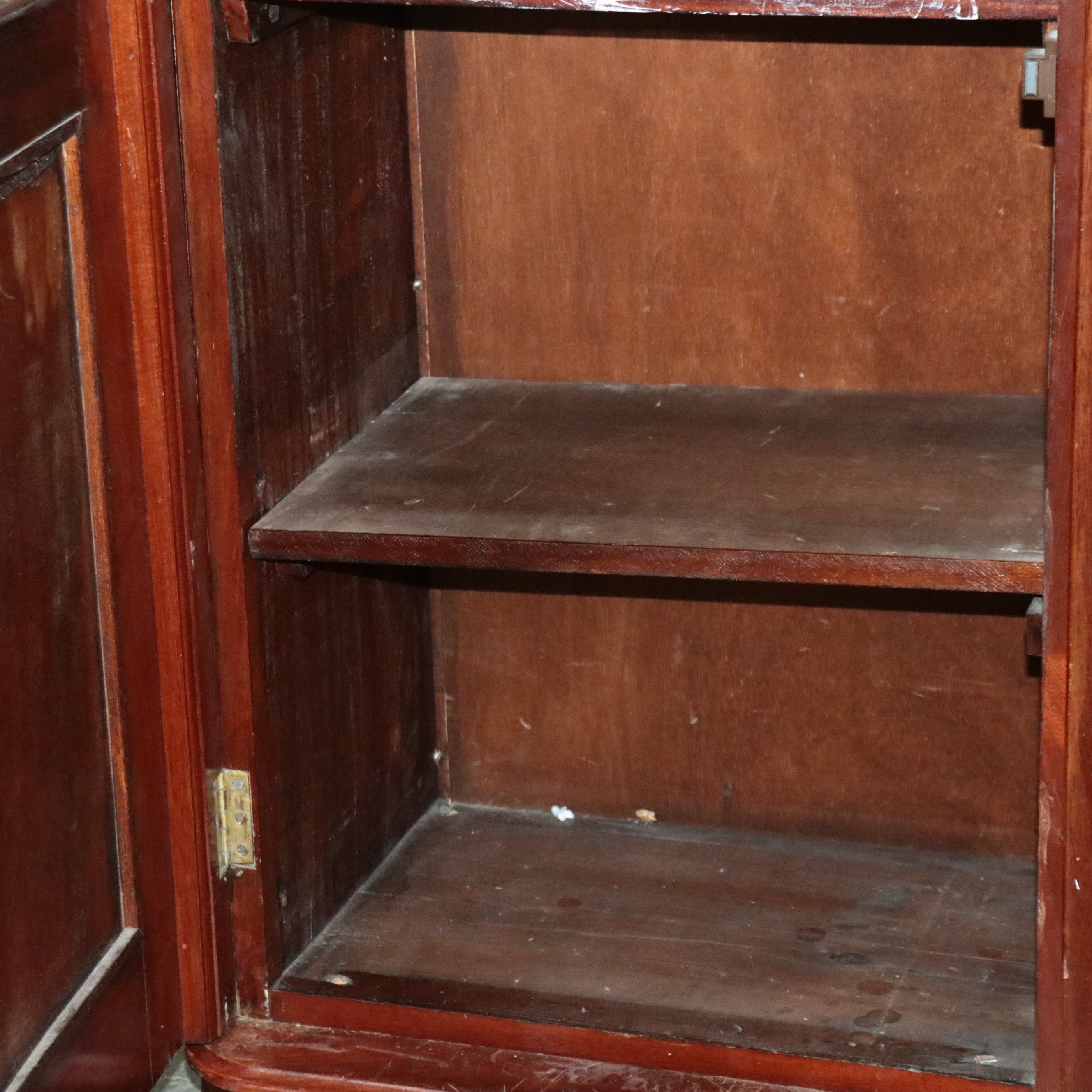 Georgian Style Mahogany China Cabinet