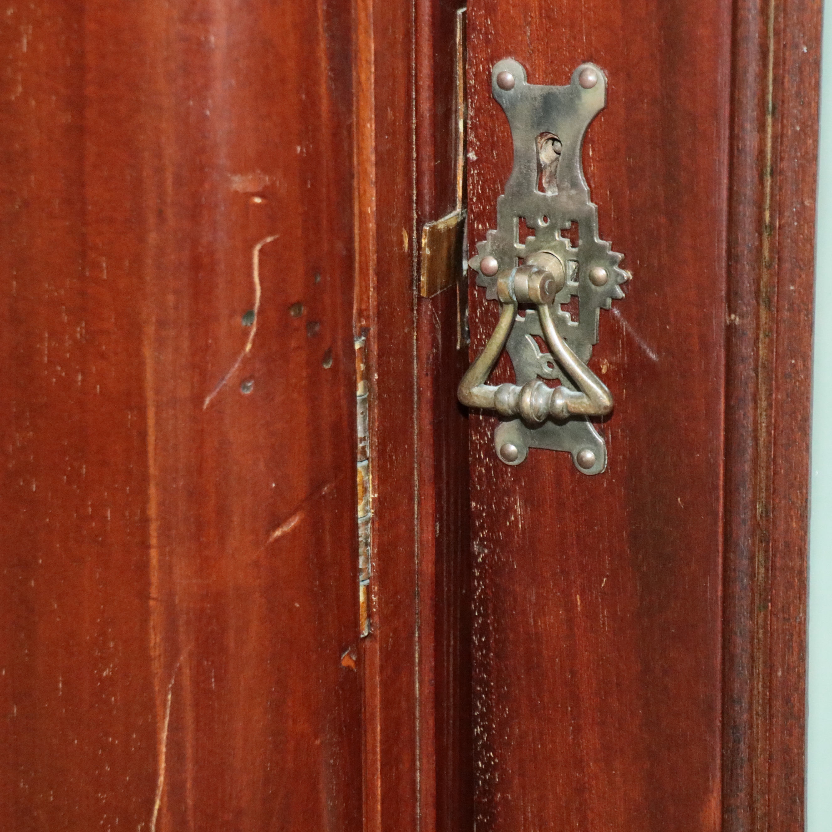 Georgian Style Mahogany China Cabinet