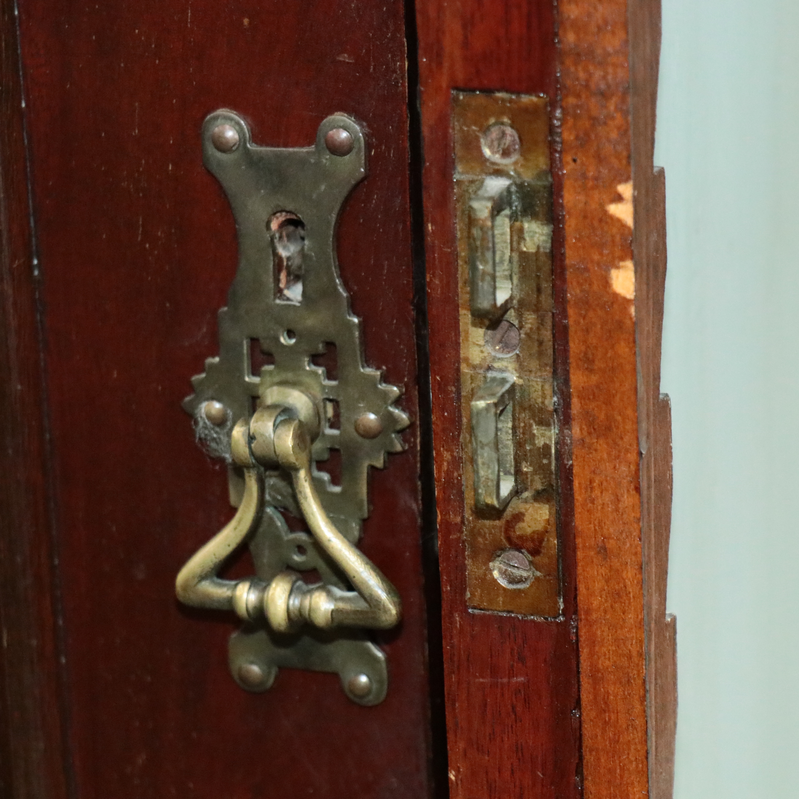 Georgian Style Mahogany China Cabinet