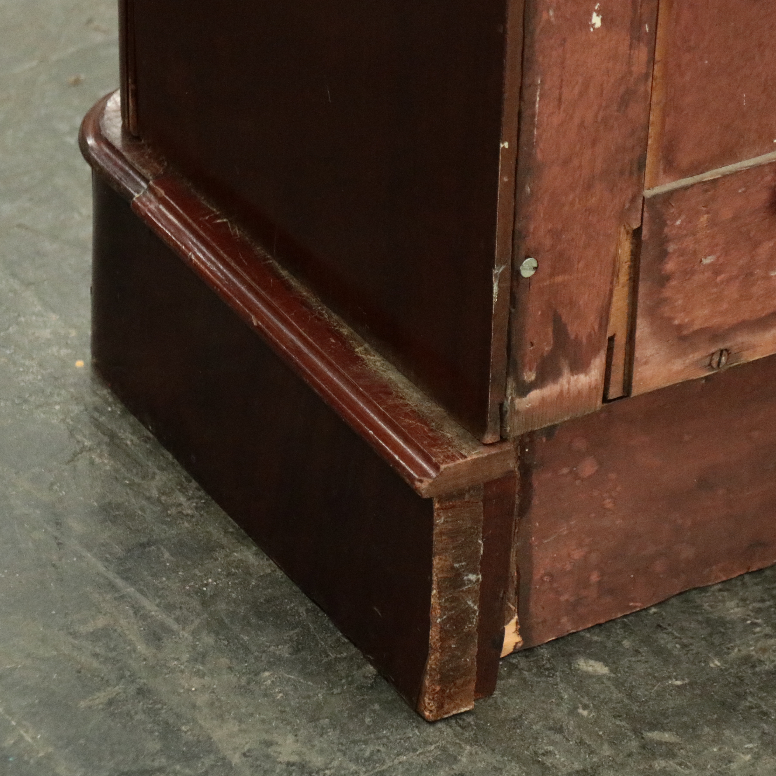 Georgian Style Mahogany China Cabinet