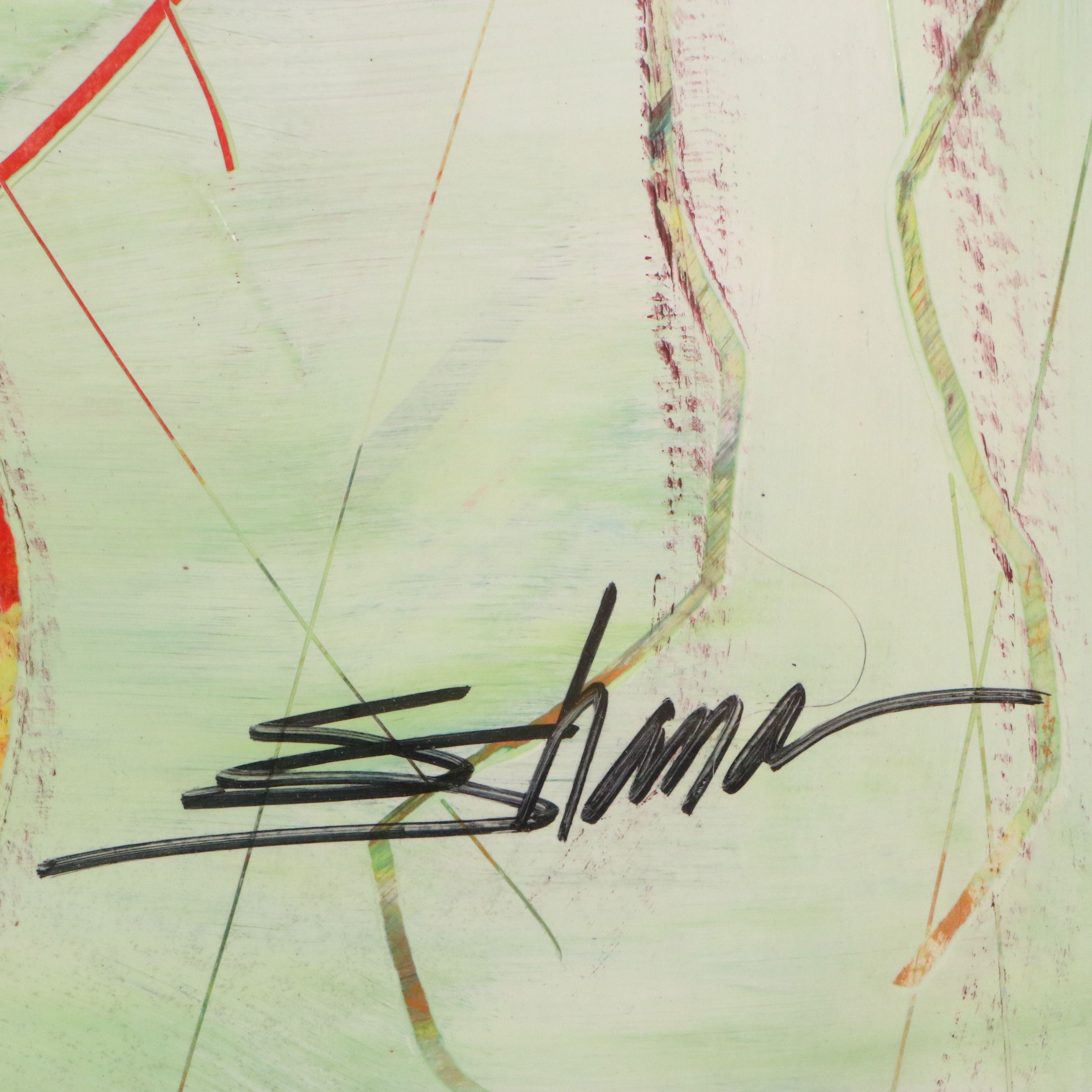 Shana Dominguez Abstract Acrylic Painting, 21st Century