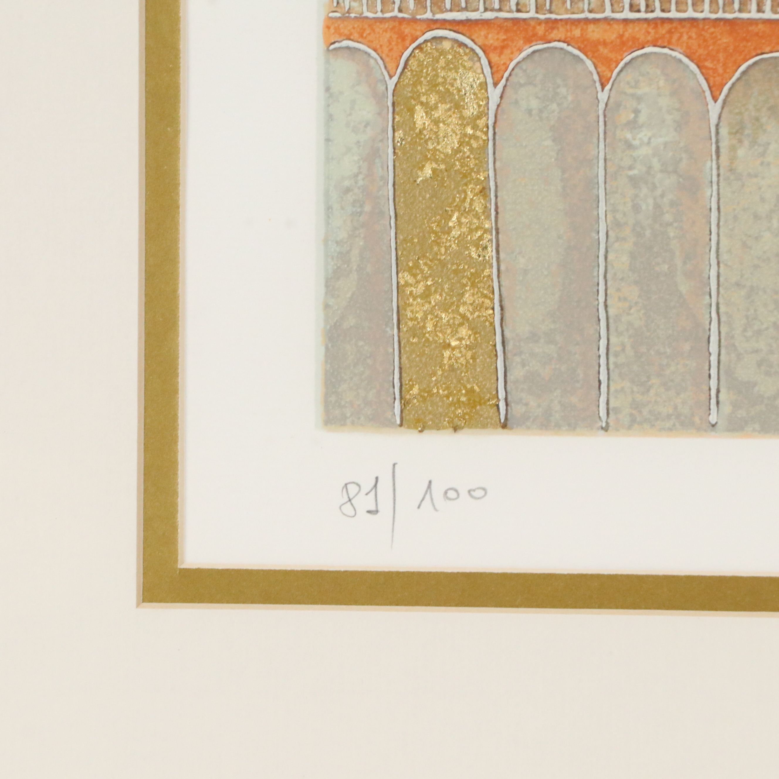 Giovanni Franko Serigraph "The Sun in the City," 2002