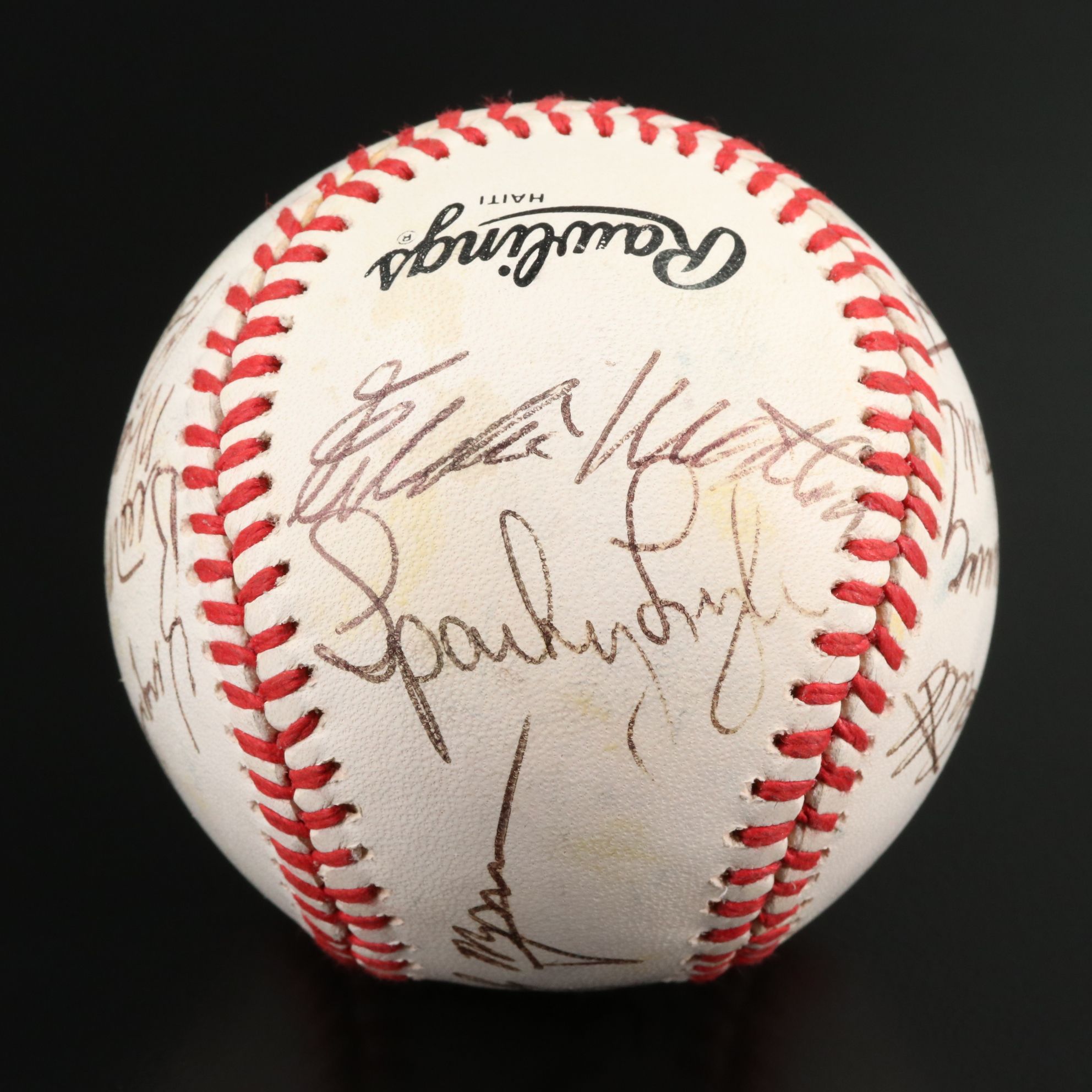Signed Rawlings Baseball with Seventeen Signatures, Mainly HOF and Star Players