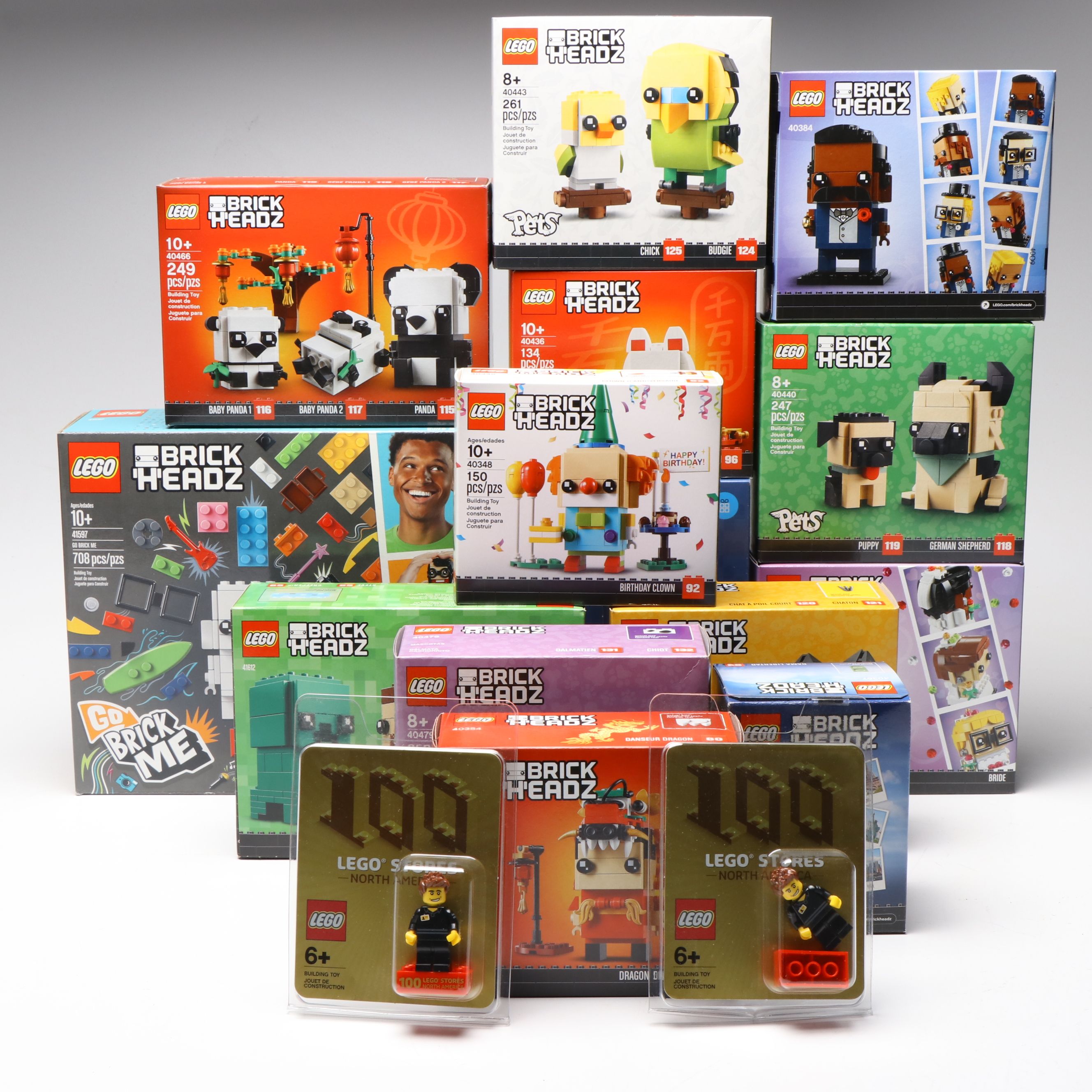 LEGO BrickHeadz Sets Featuring Minecraft "Steve" and "Creeper"