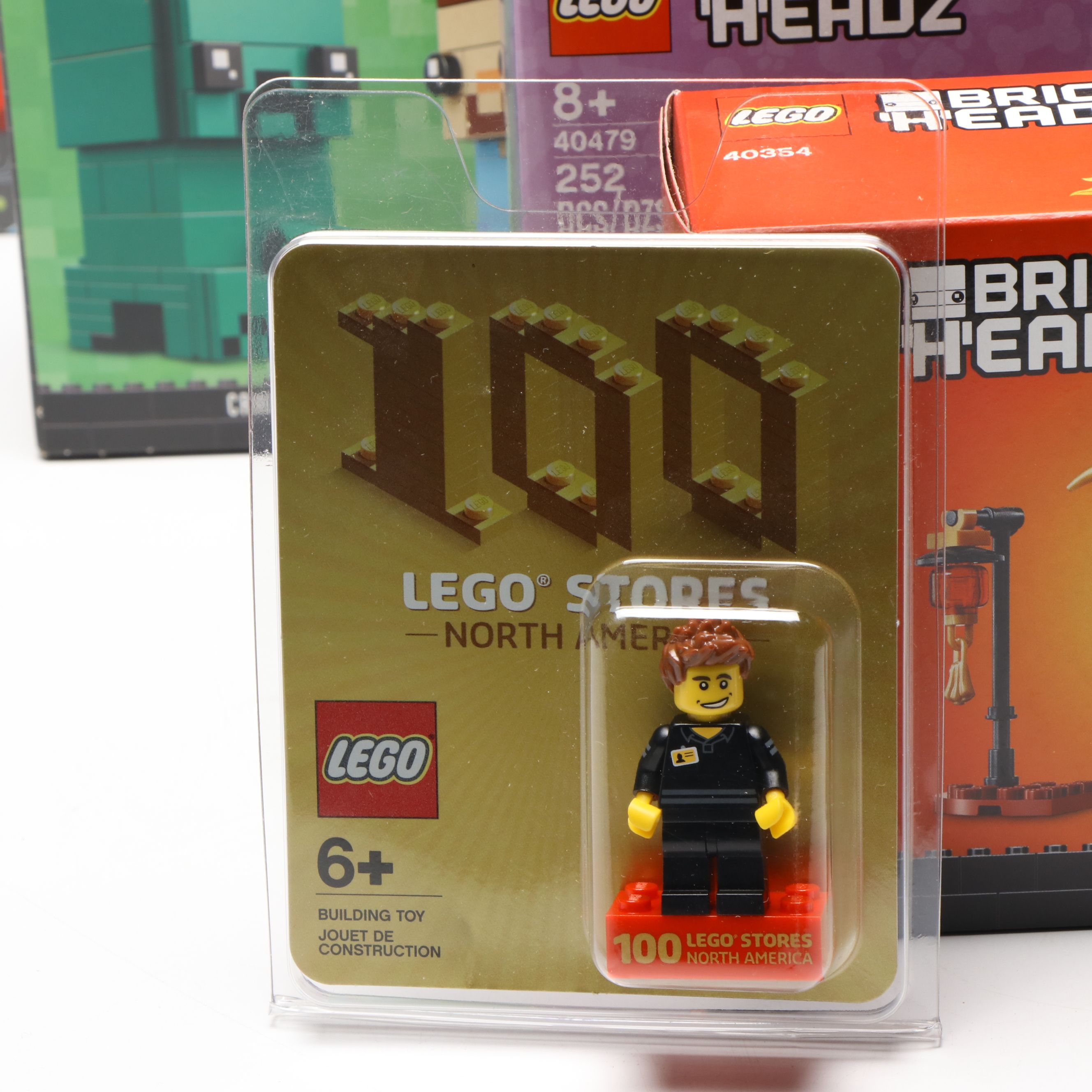 LEGO BrickHeadz Sets Featuring Minecraft "Steve" and "Creeper"