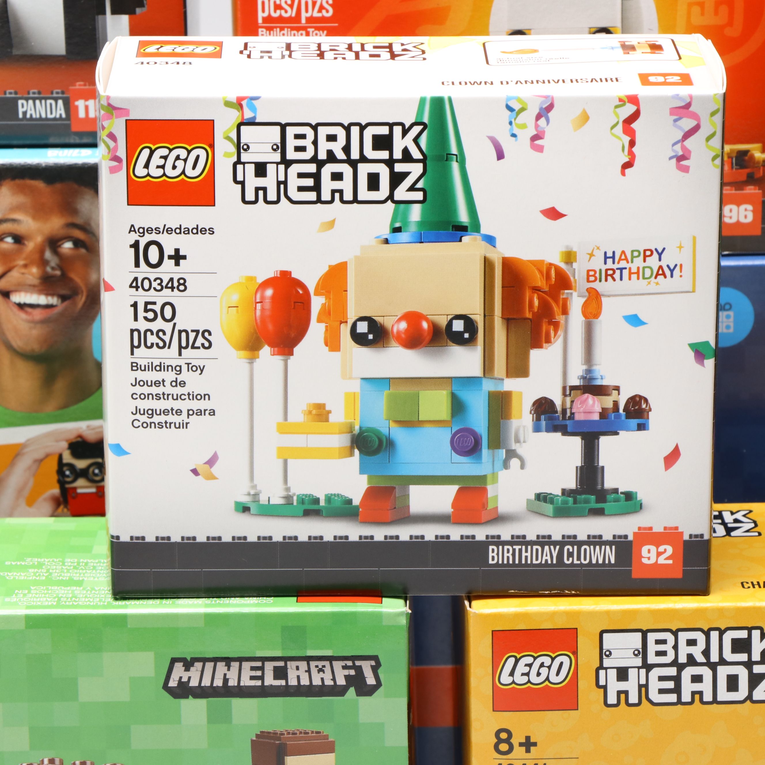 LEGO BrickHeadz Sets Featuring Minecraft "Steve" and "Creeper"
