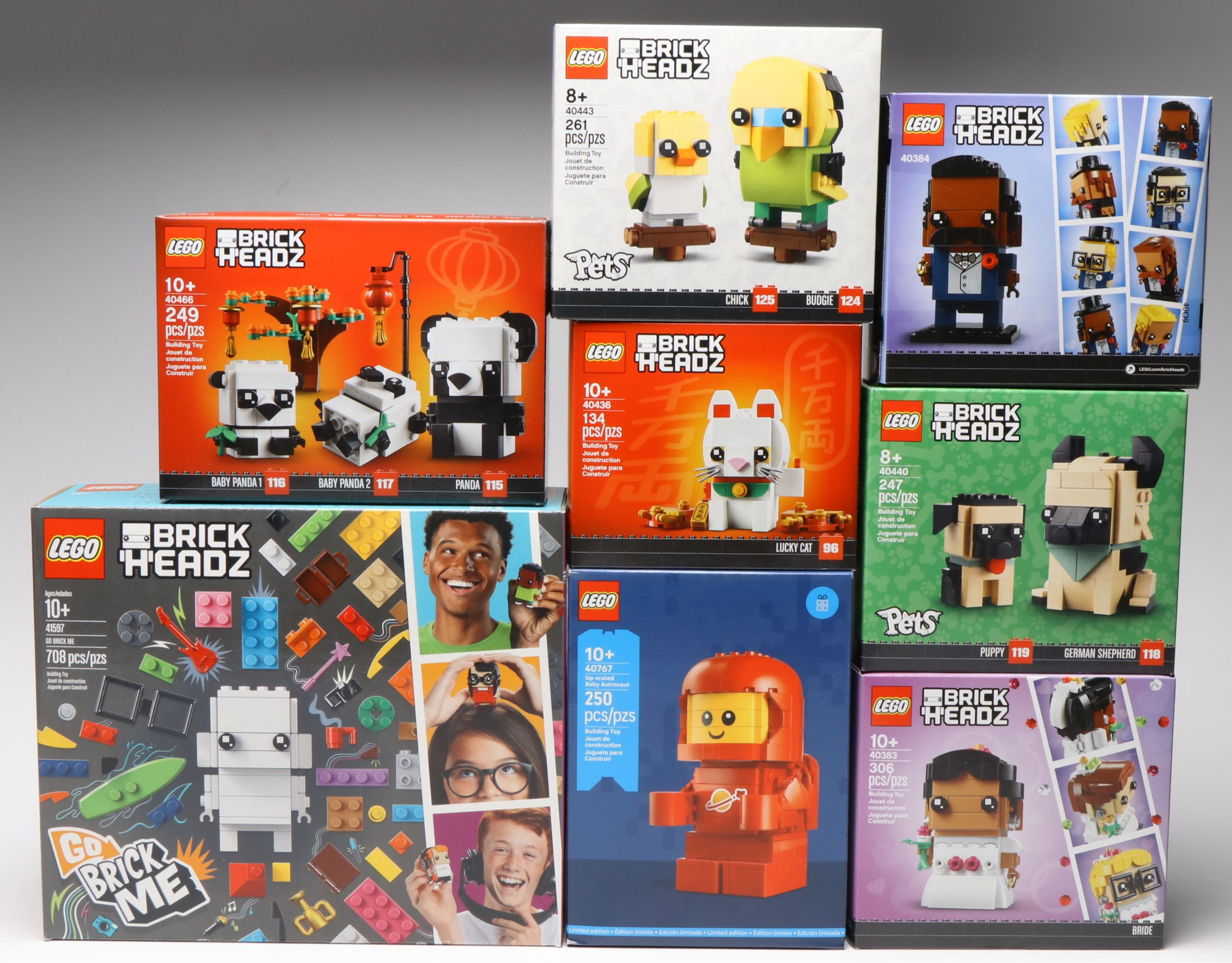 LEGO BrickHeadz Sets Featuring Minecraft "Steve" and "Creeper"