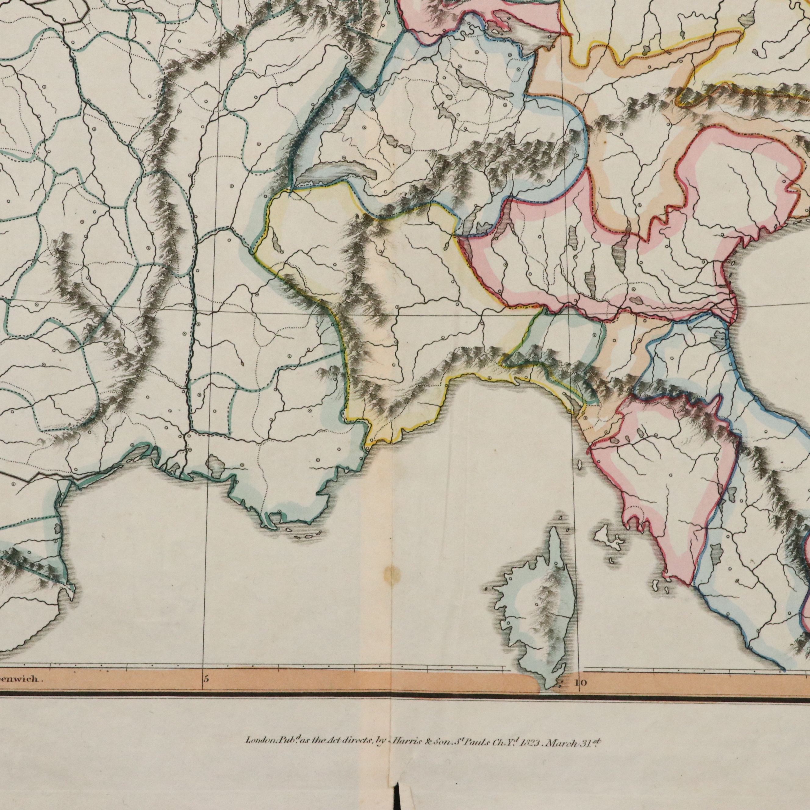 A. & C. Black Edinburgh "Austrian Dominions" with Other Antique European Maps