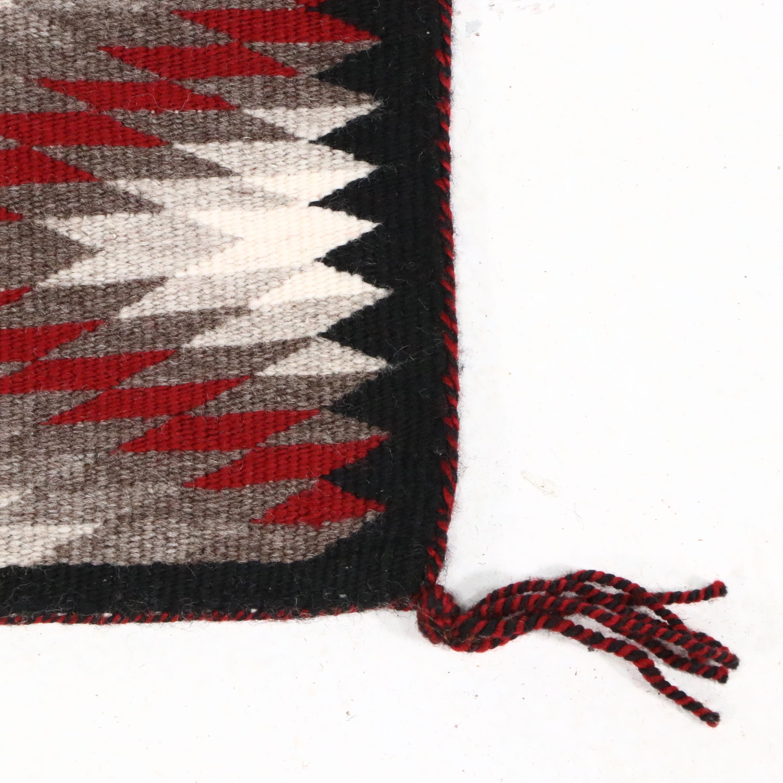 1'9 x 2'2 Handwoven Navajo Eye Dazzler Accent Rug