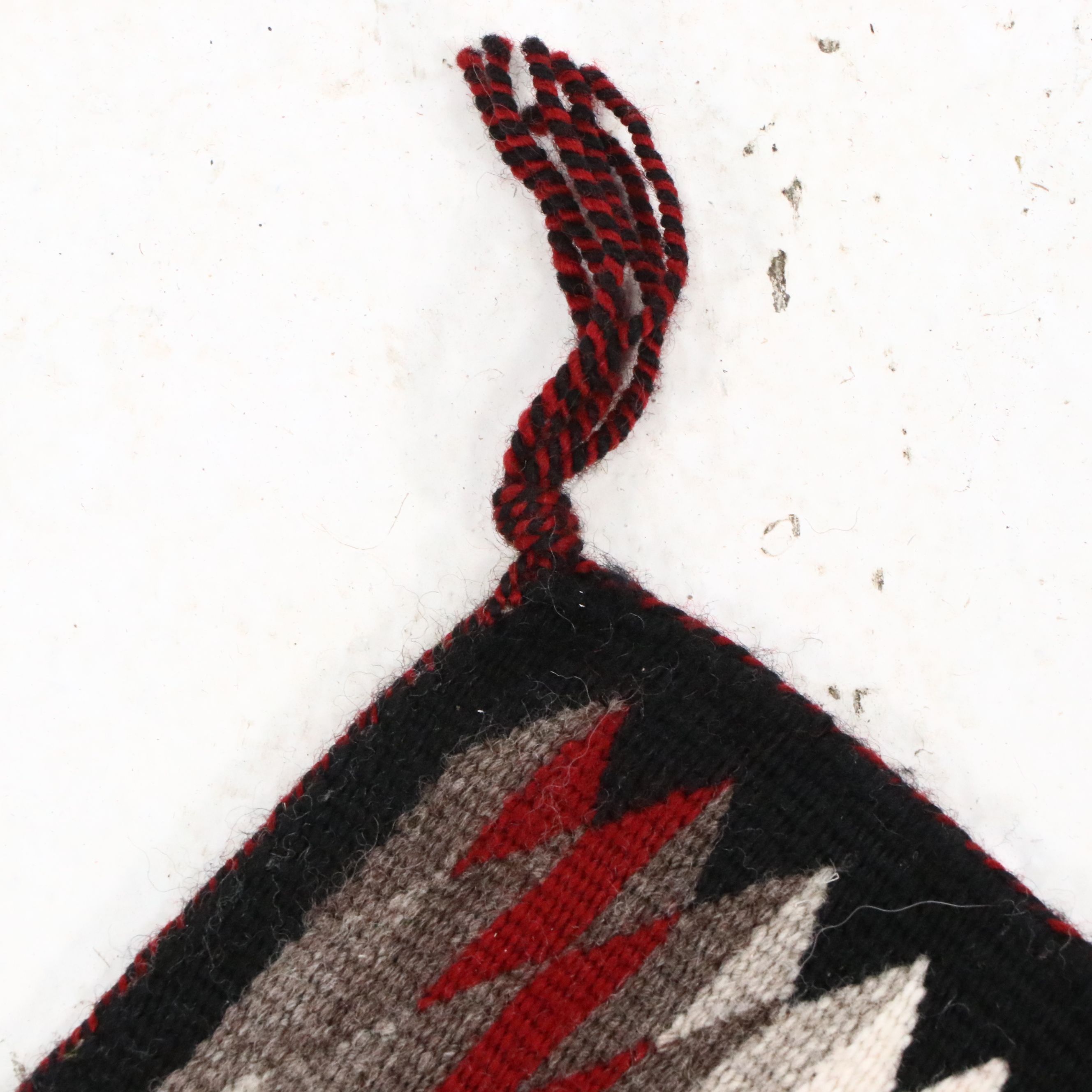 1'9 x 2'2 Handwoven Navajo Eye Dazzler Accent Rug