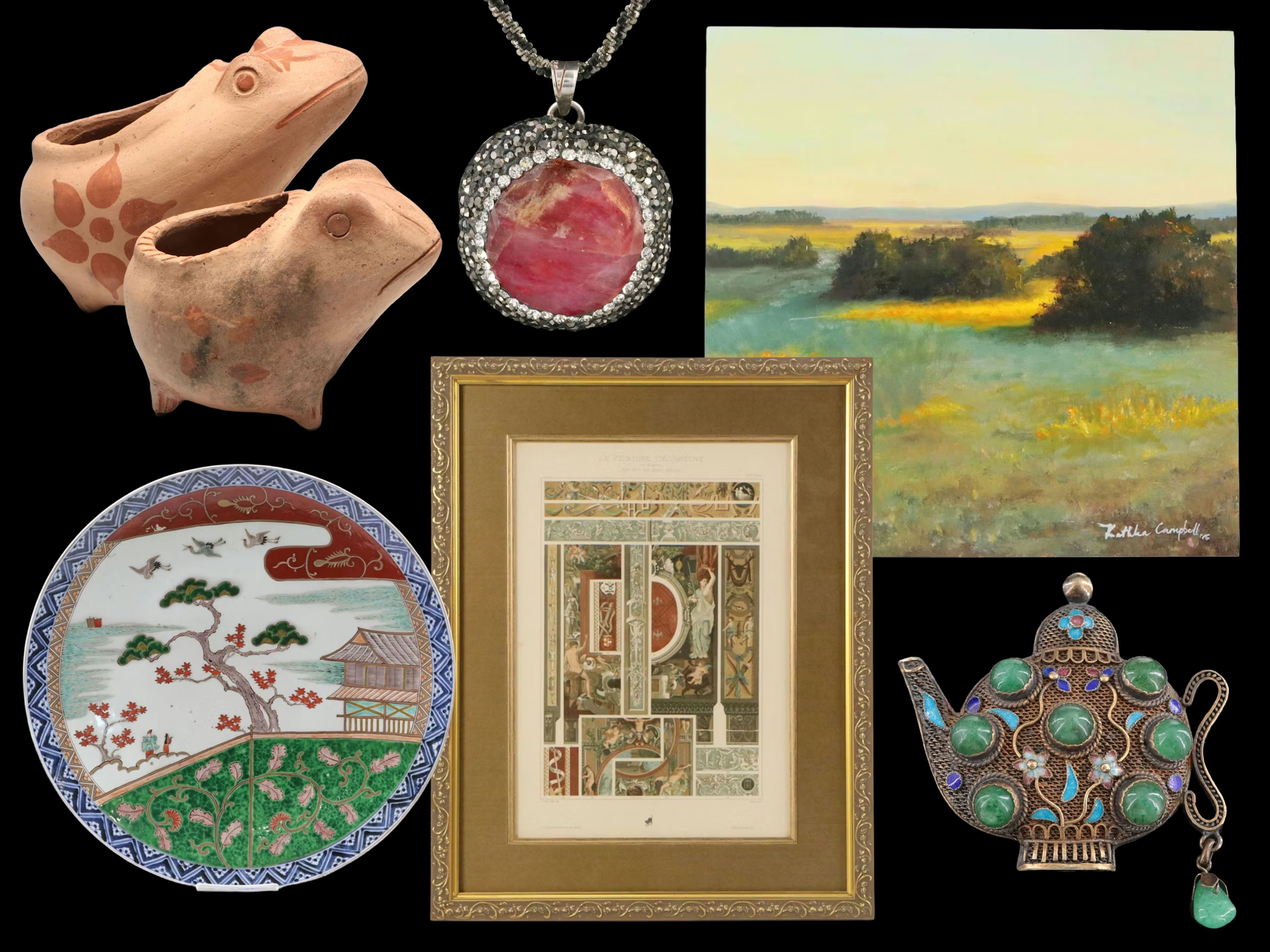 Global Collection: Worldwide Art, Rugs, Jewelry & Decorative Objects