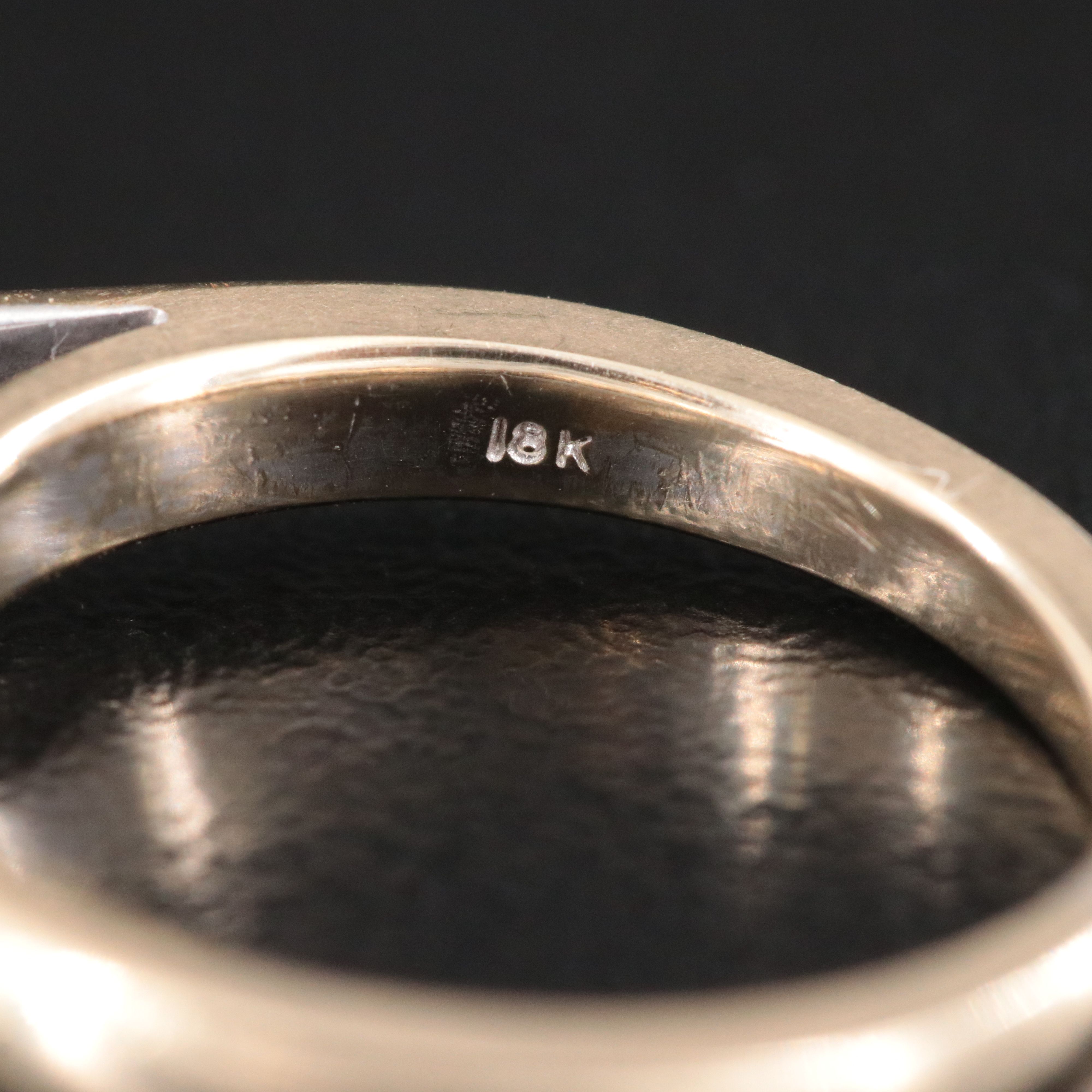 18K 1.01 CT Diamond Ring with Platinum Accent and Online GIA Report