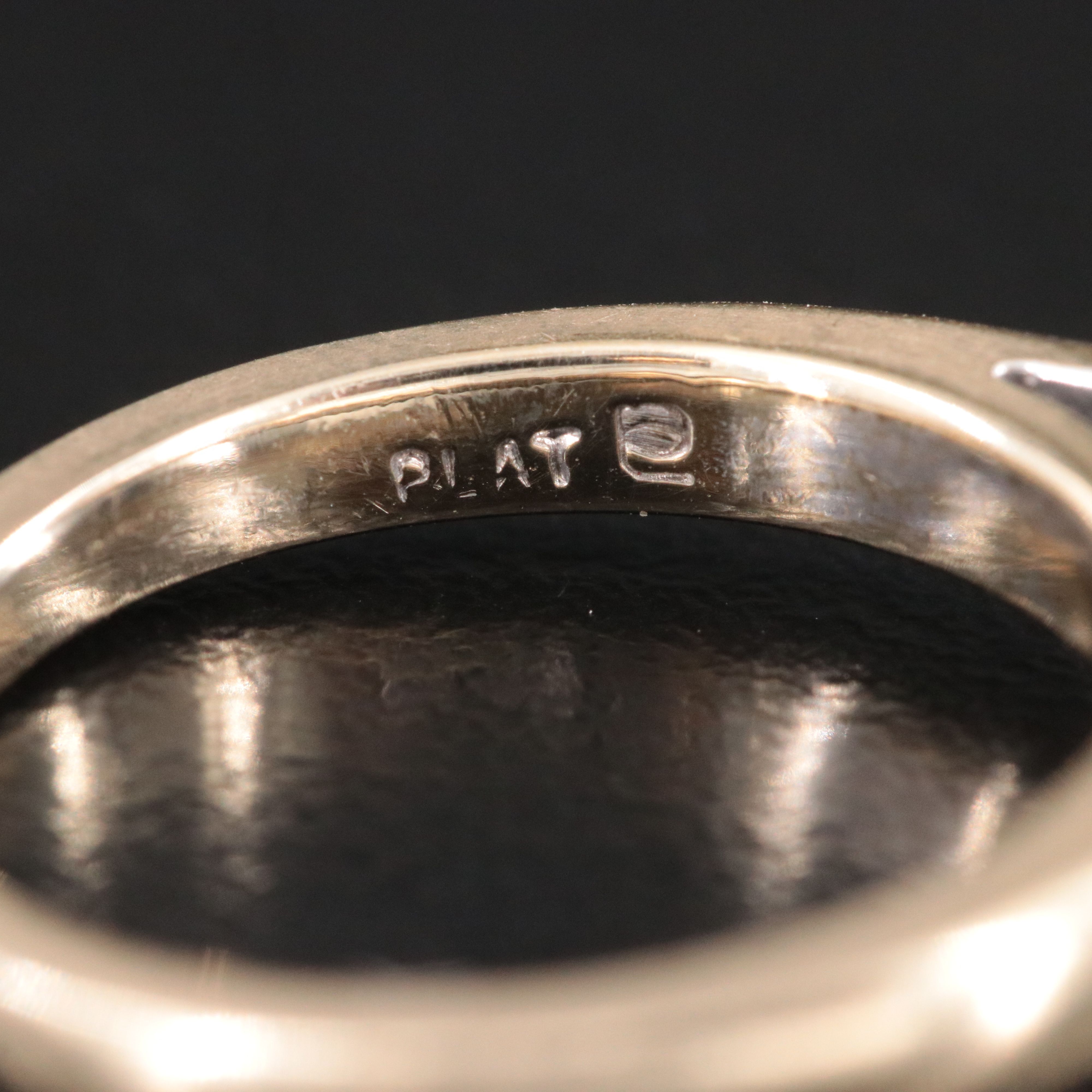 18K 1.01 CT Diamond Ring with Platinum Accent and Online GIA Report