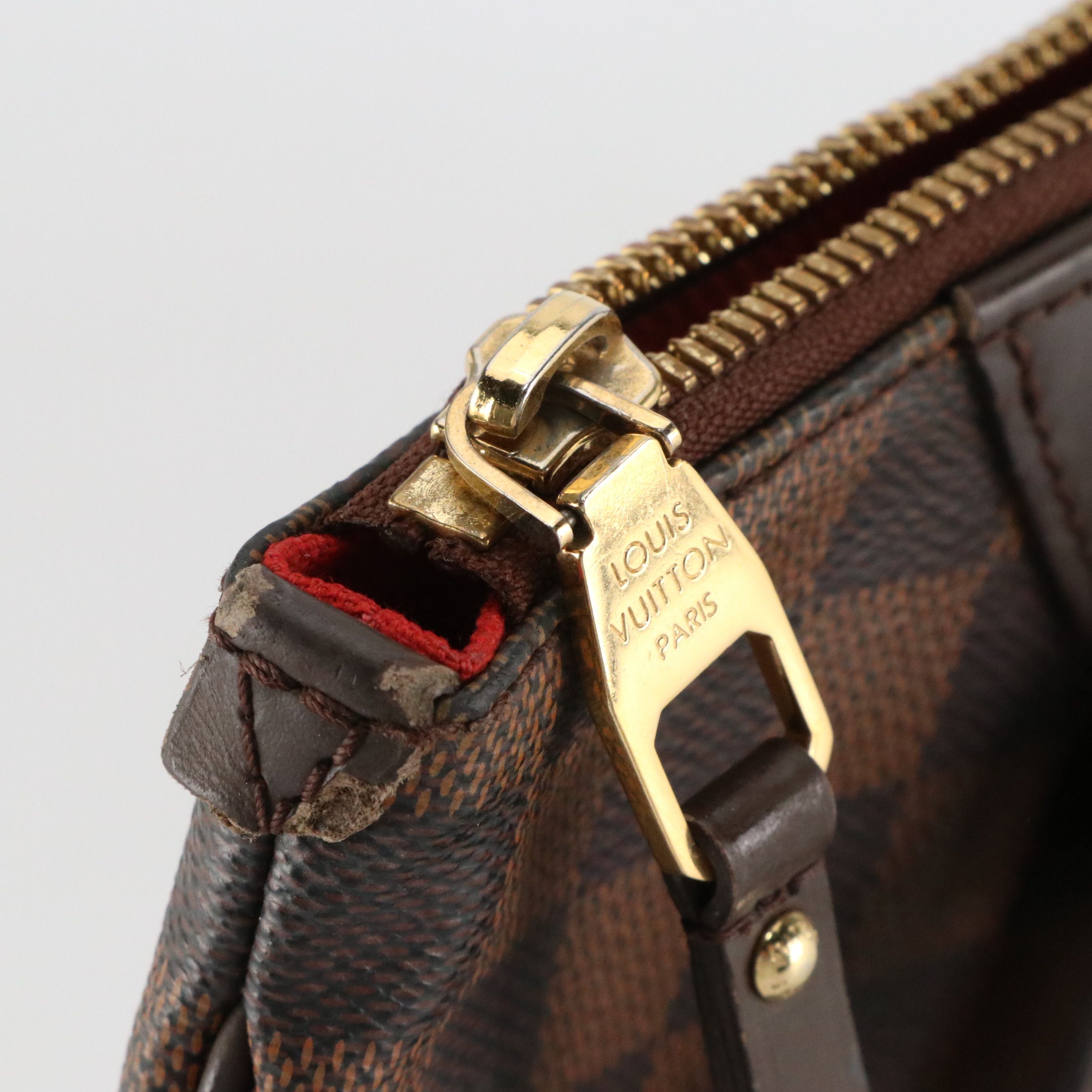 Louis Vuitton Westminster PM Shoulder Bag in Damier Ebene Canvas and Leather