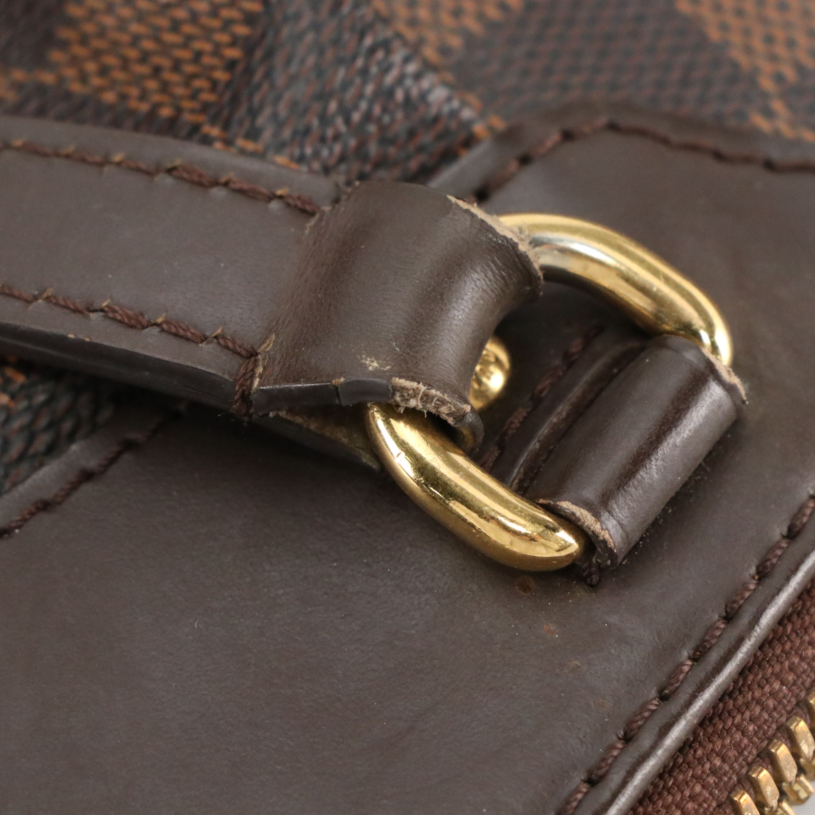 Louis Vuitton Westminster PM Shoulder Bag in Damier Ebene Canvas and Leather