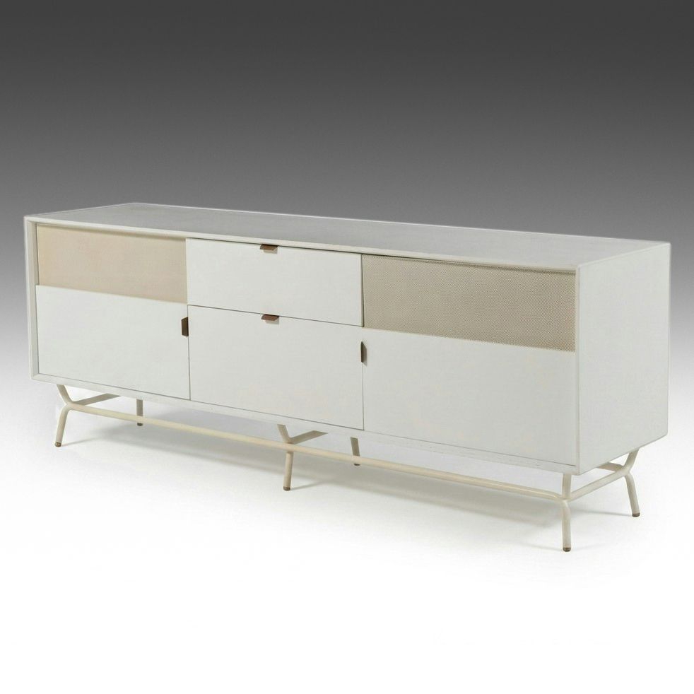 Blu Dot "Dang" Mid Century Modern Style Long Media Console, 21st Century