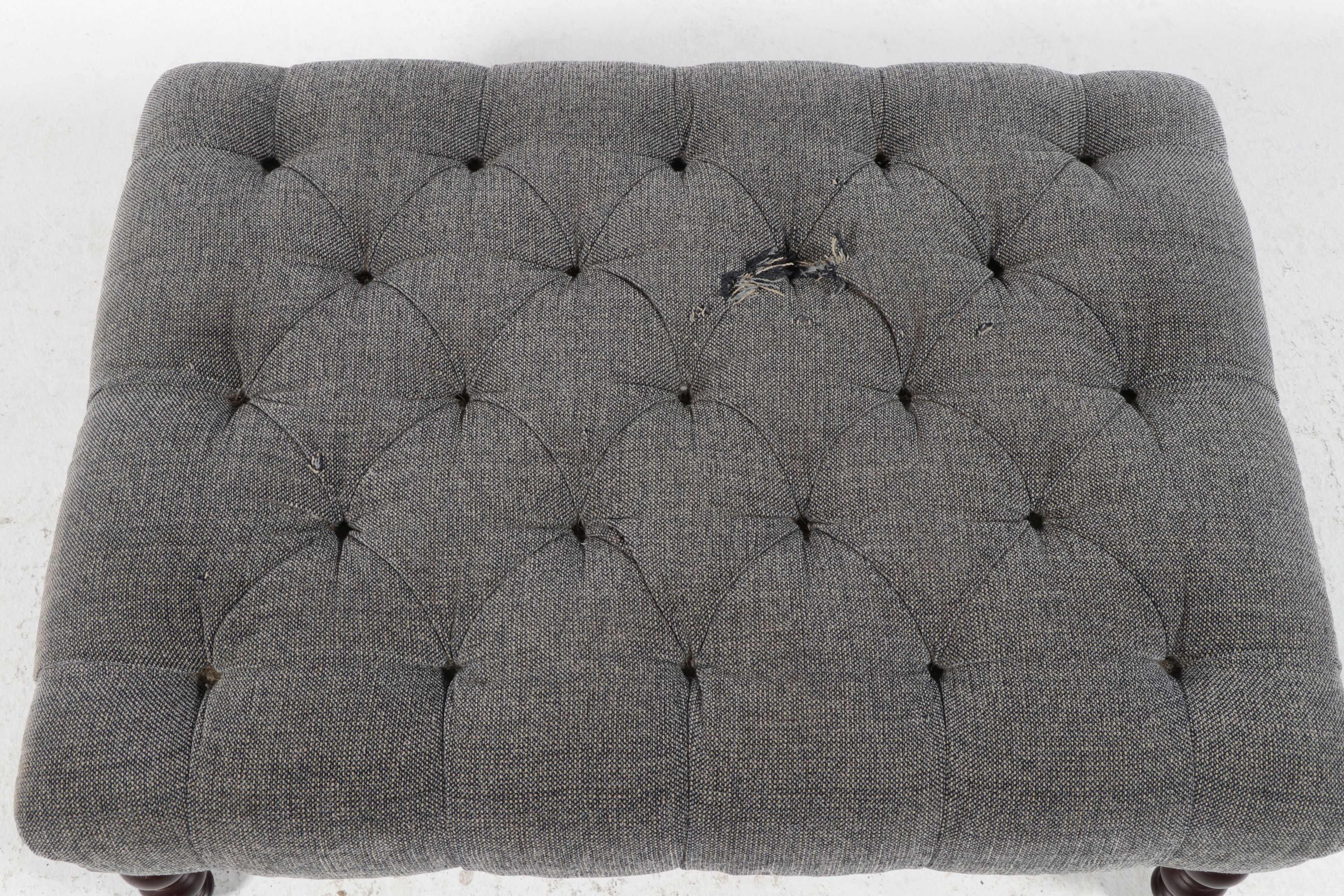 George Smith Handcrafted Tufted Cocktail Ottoman, 21st Century