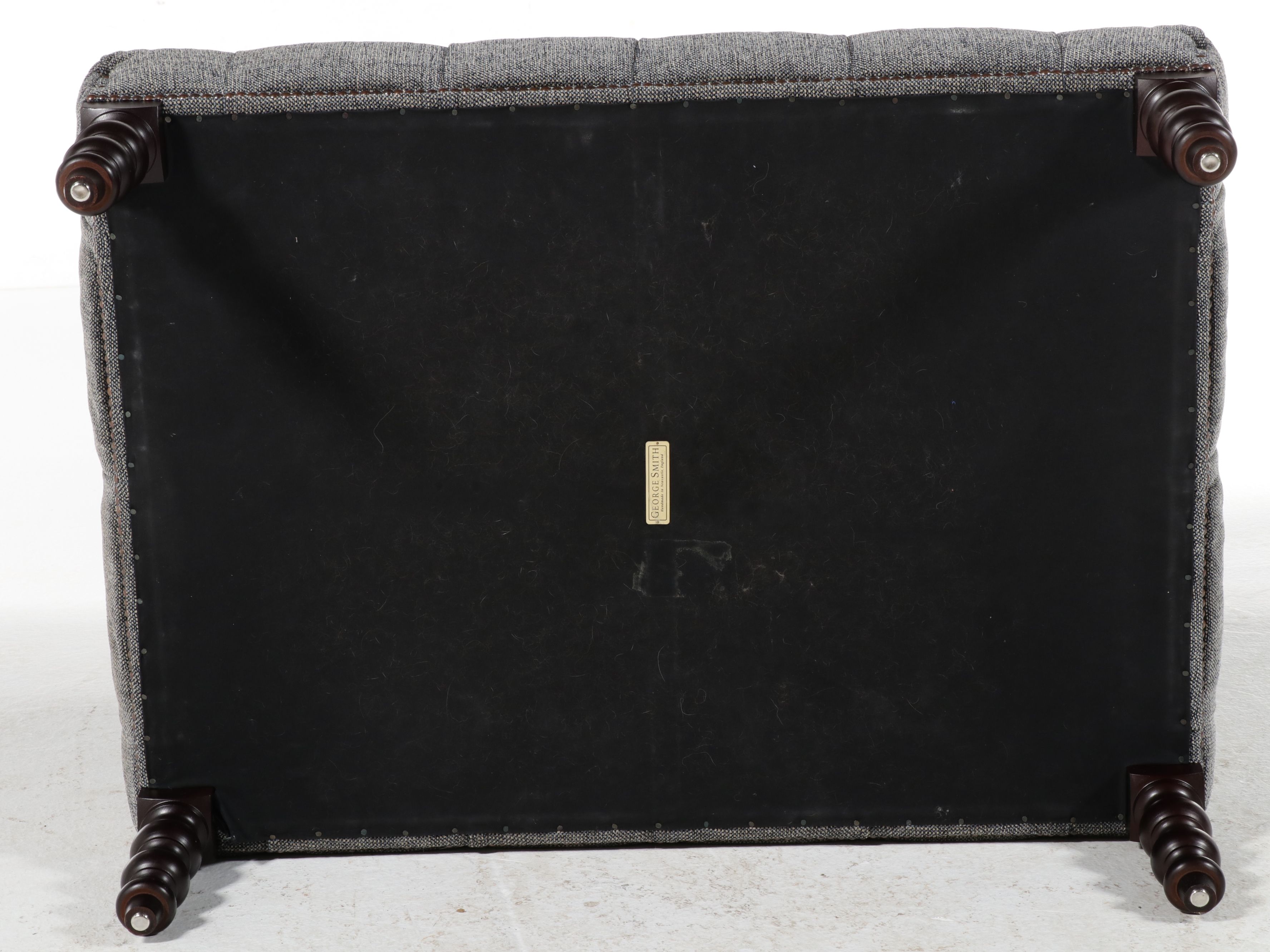 George Smith Handcrafted Tufted Cocktail Ottoman, 21st Century