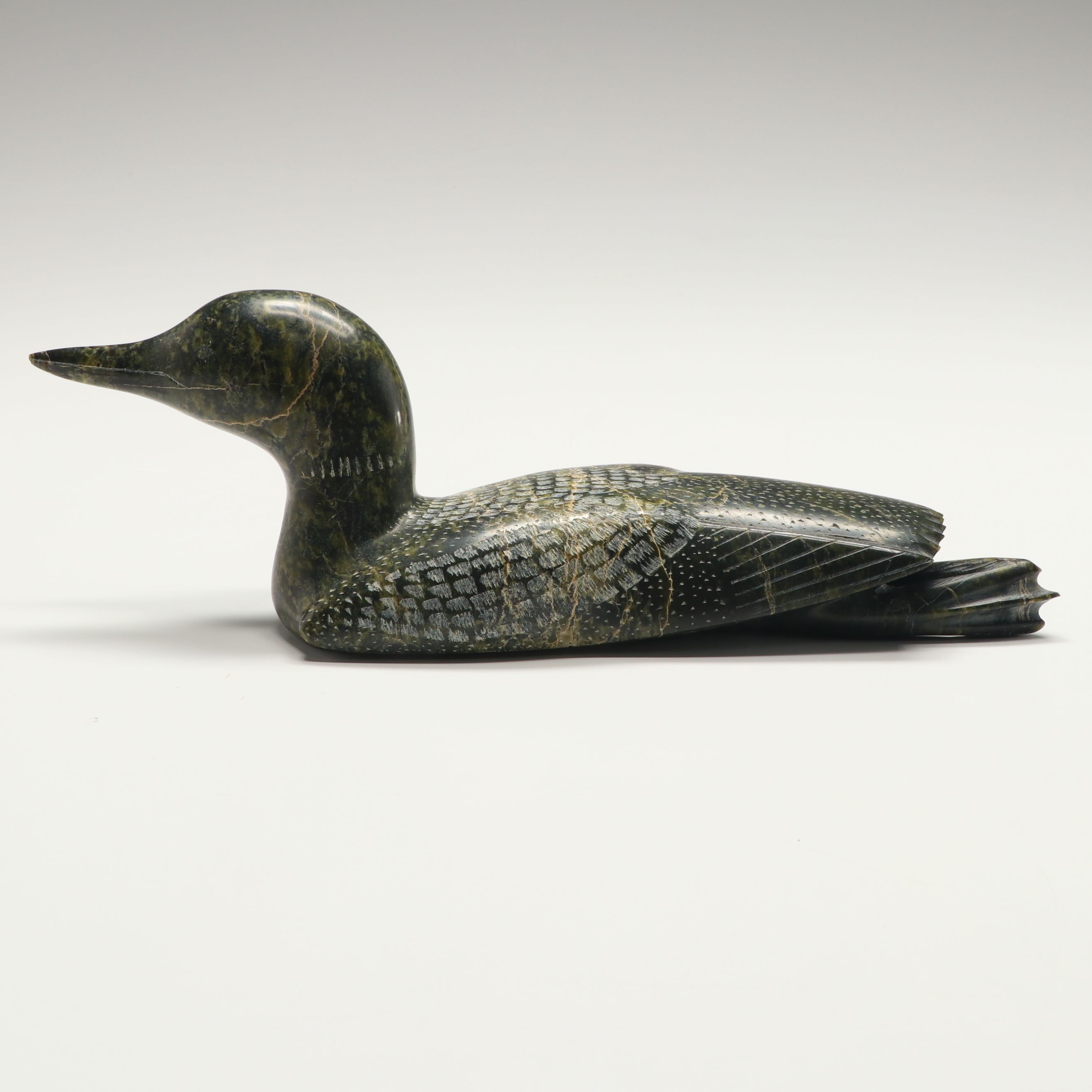 Etuli Etidloie Carved Soapstone Loon, 2005