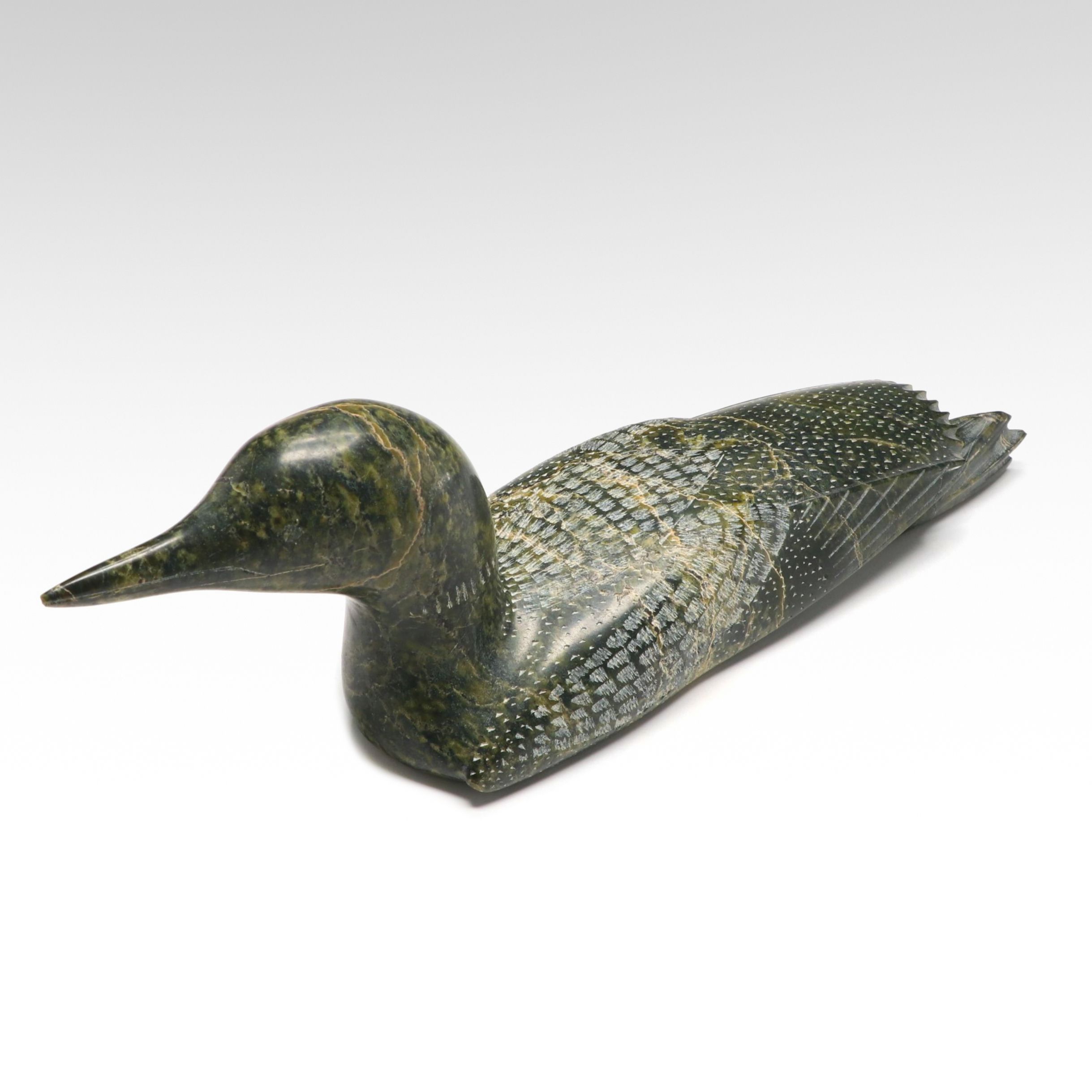 Etuli Etidloie Carved Soapstone Loon, 2005