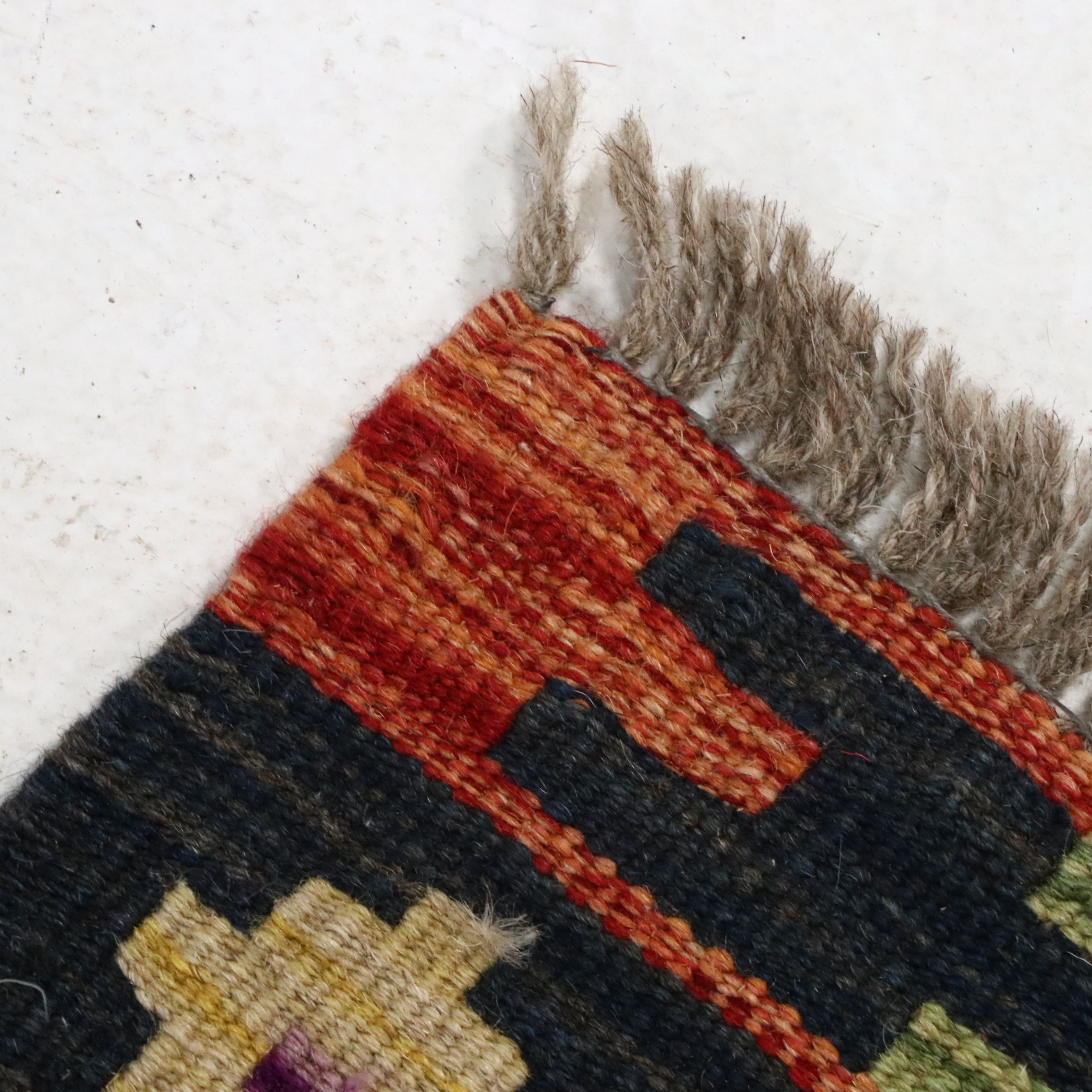 2'10 x 4'3 Handwoven Pakistani Kilim Accent Rug