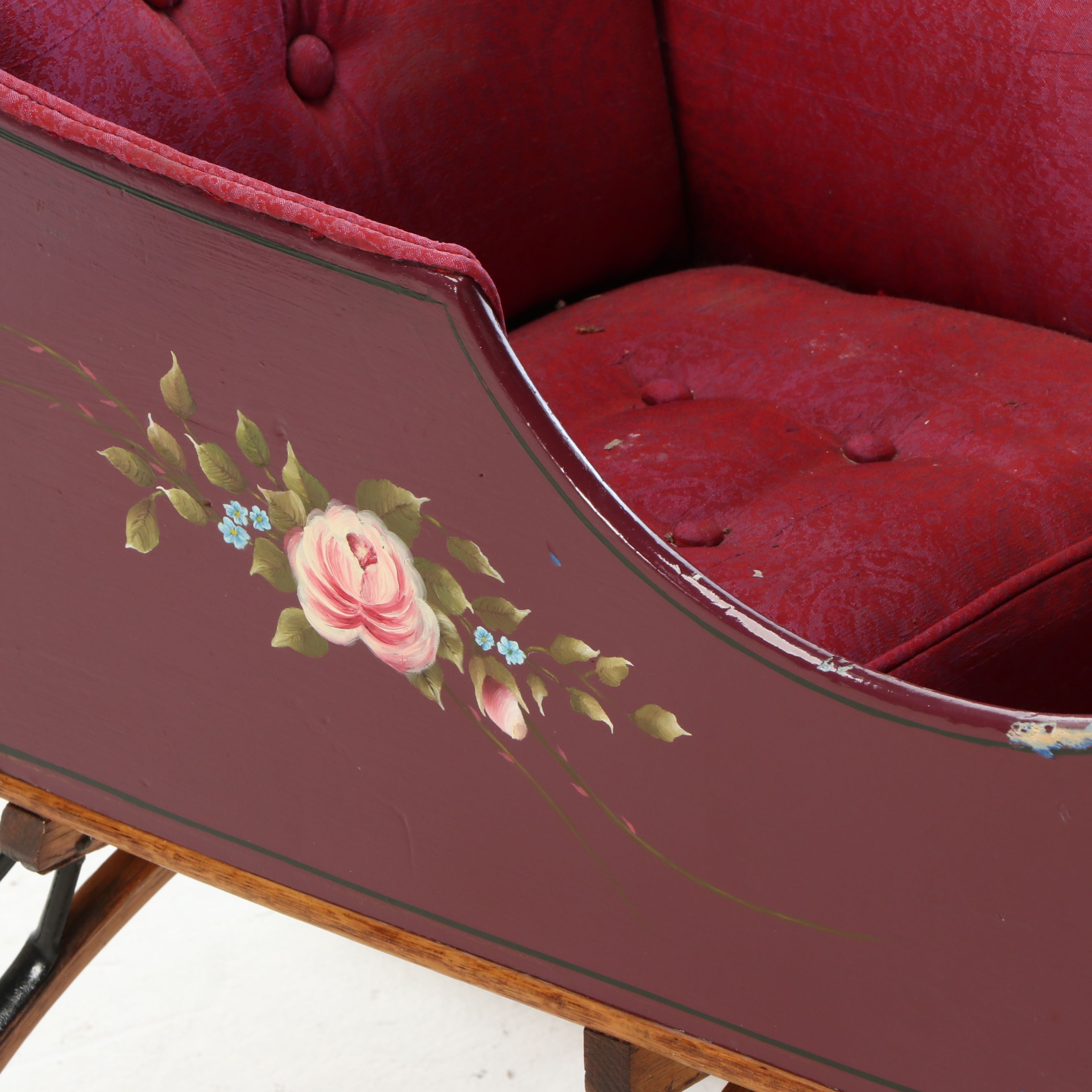 Victorian Paris MFG Co. Child's Push Sleigh