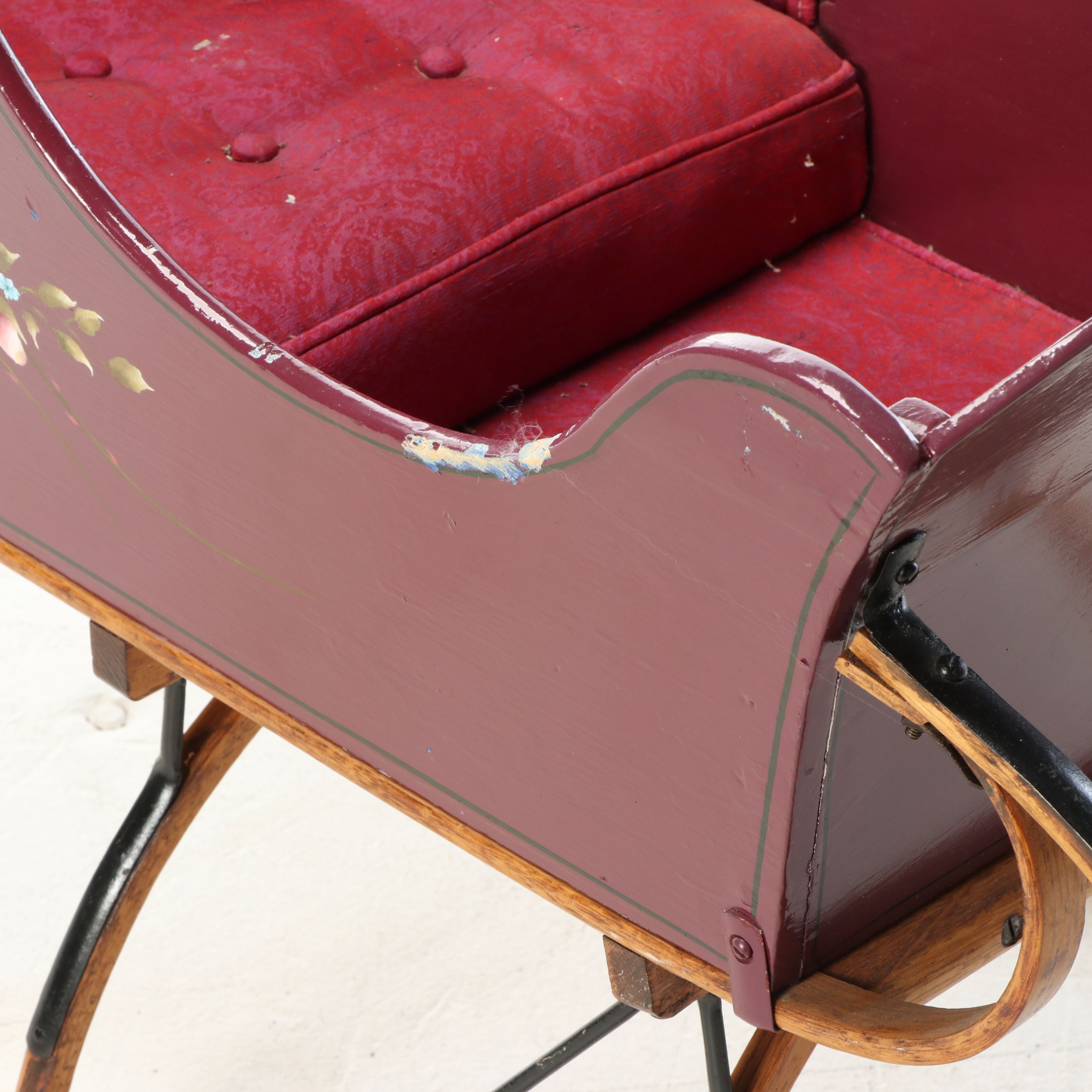 Victorian Paris MFG Co. Child's Push Sleigh