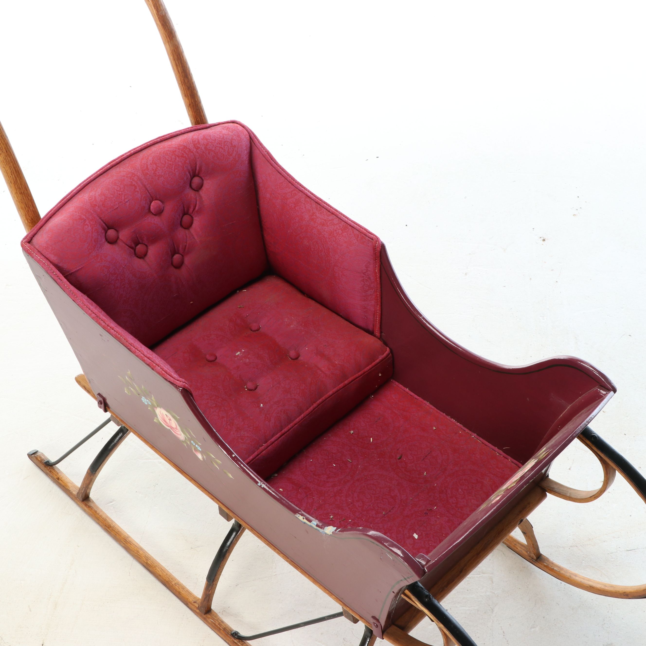 Victorian Paris MFG Co. Child's Push Sleigh