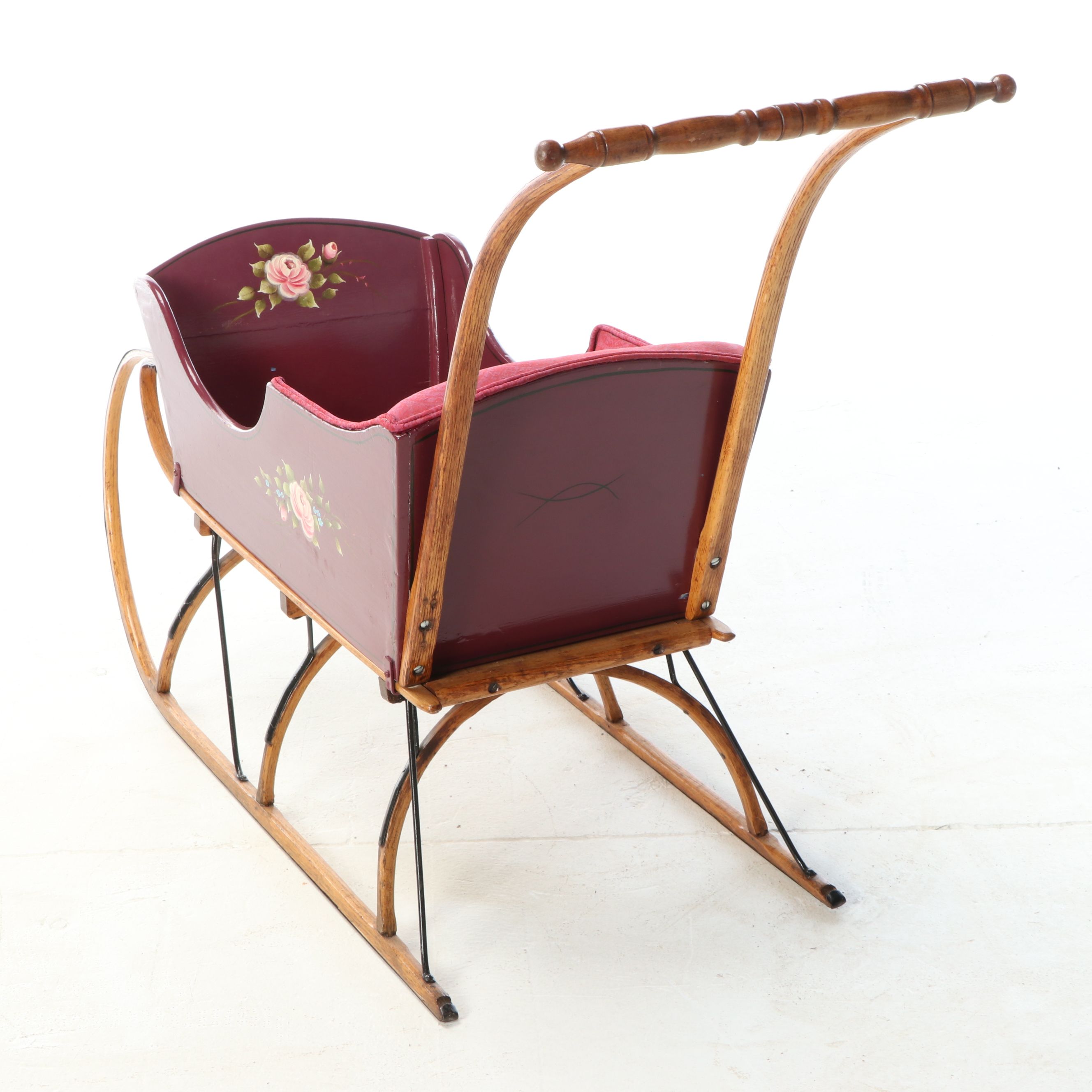 Victorian Paris MFG Co. Child's Push Sleigh