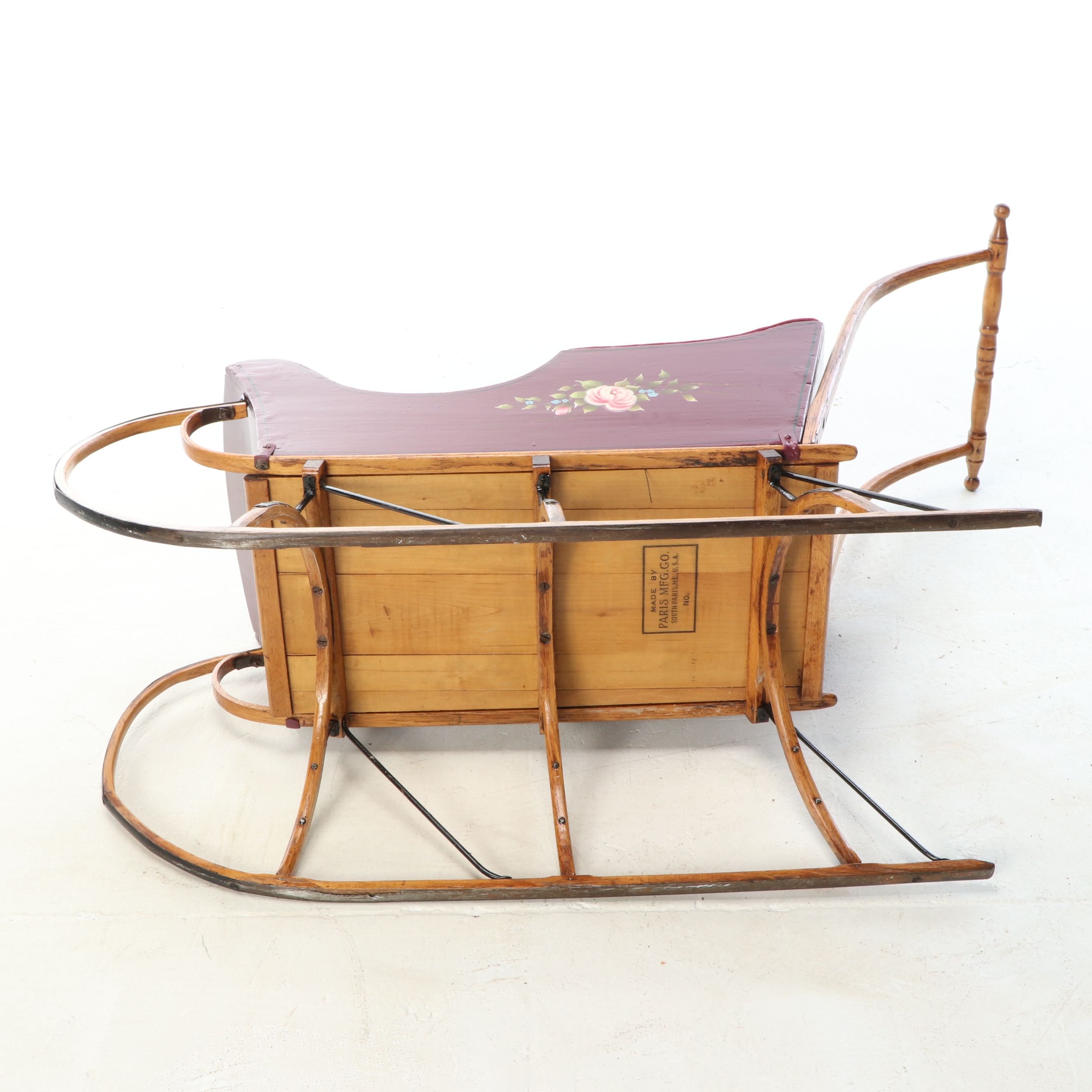 Victorian Paris MFG Co. Child's Push Sleigh