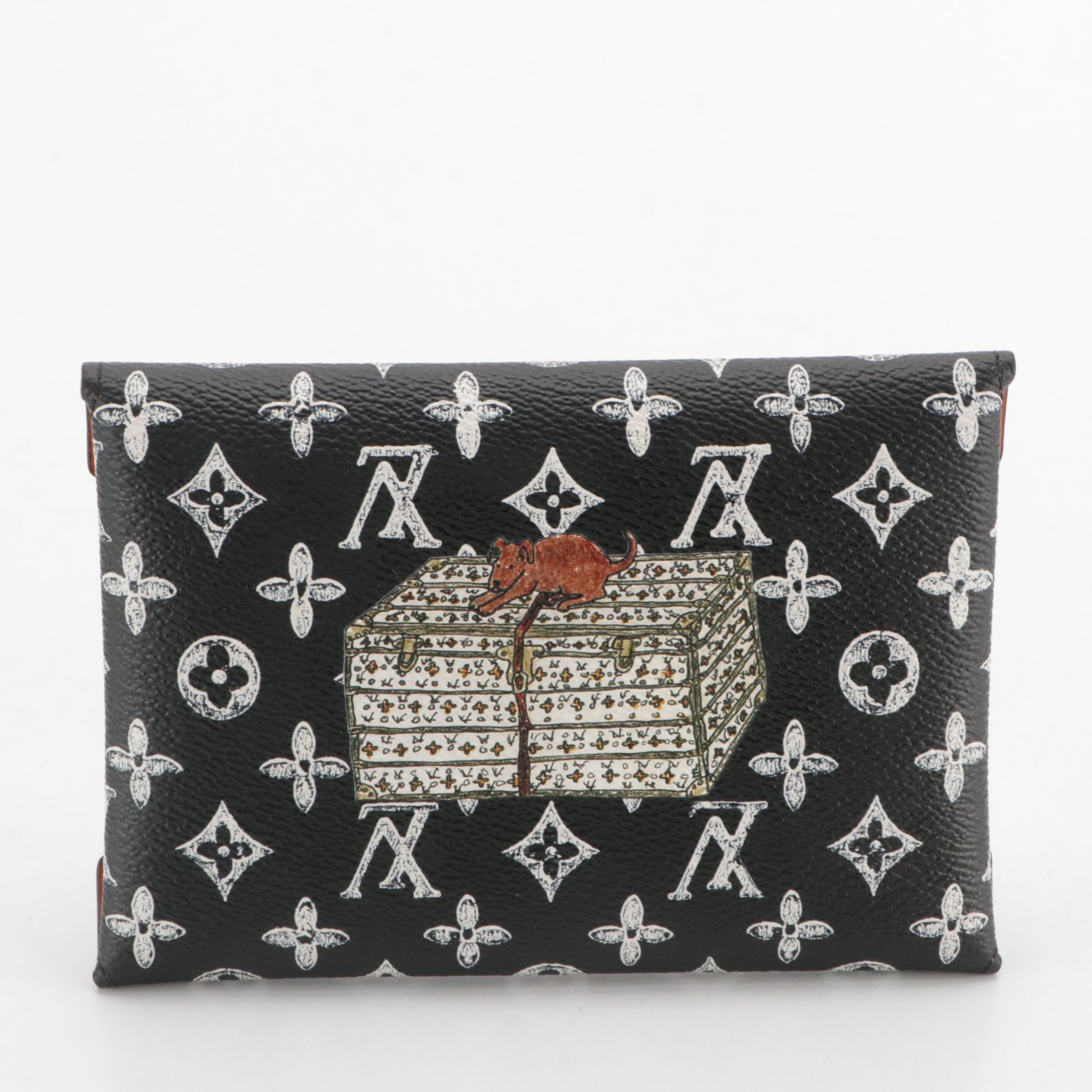 Louis Vuitton Limited Edition Kirigami Pochette MM in B&W Catogram Coated Canvas
