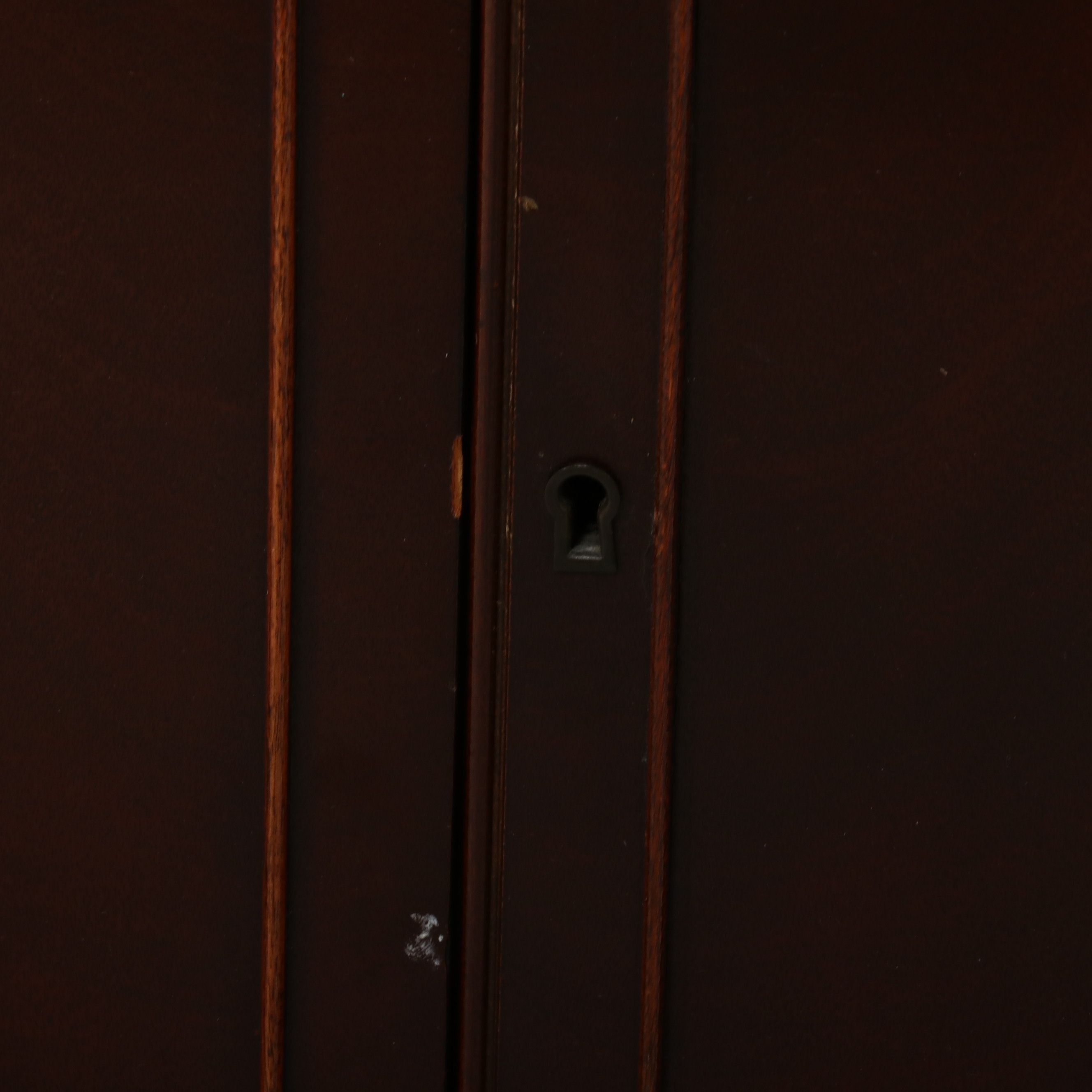 Federal Style Mahogany Breakfront Secretary Cabinet, Mid-20th Century