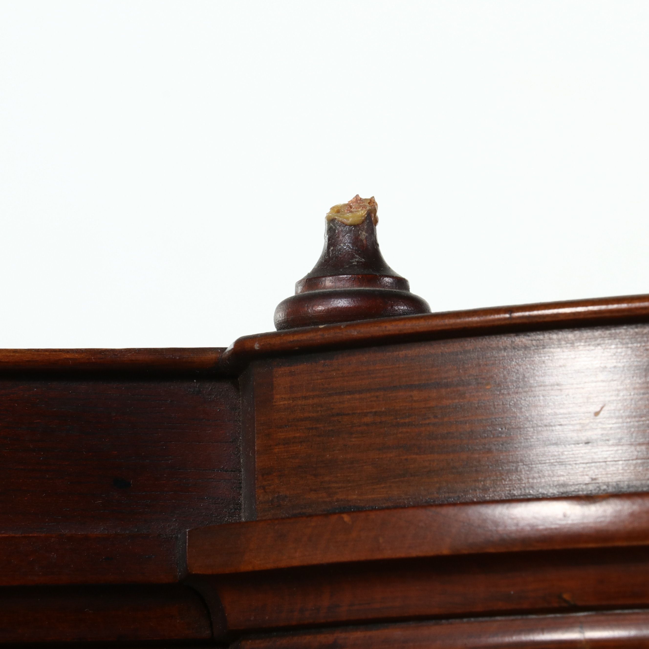 Federal Style Mahogany Breakfront Secretary Cabinet, Mid-20th Century