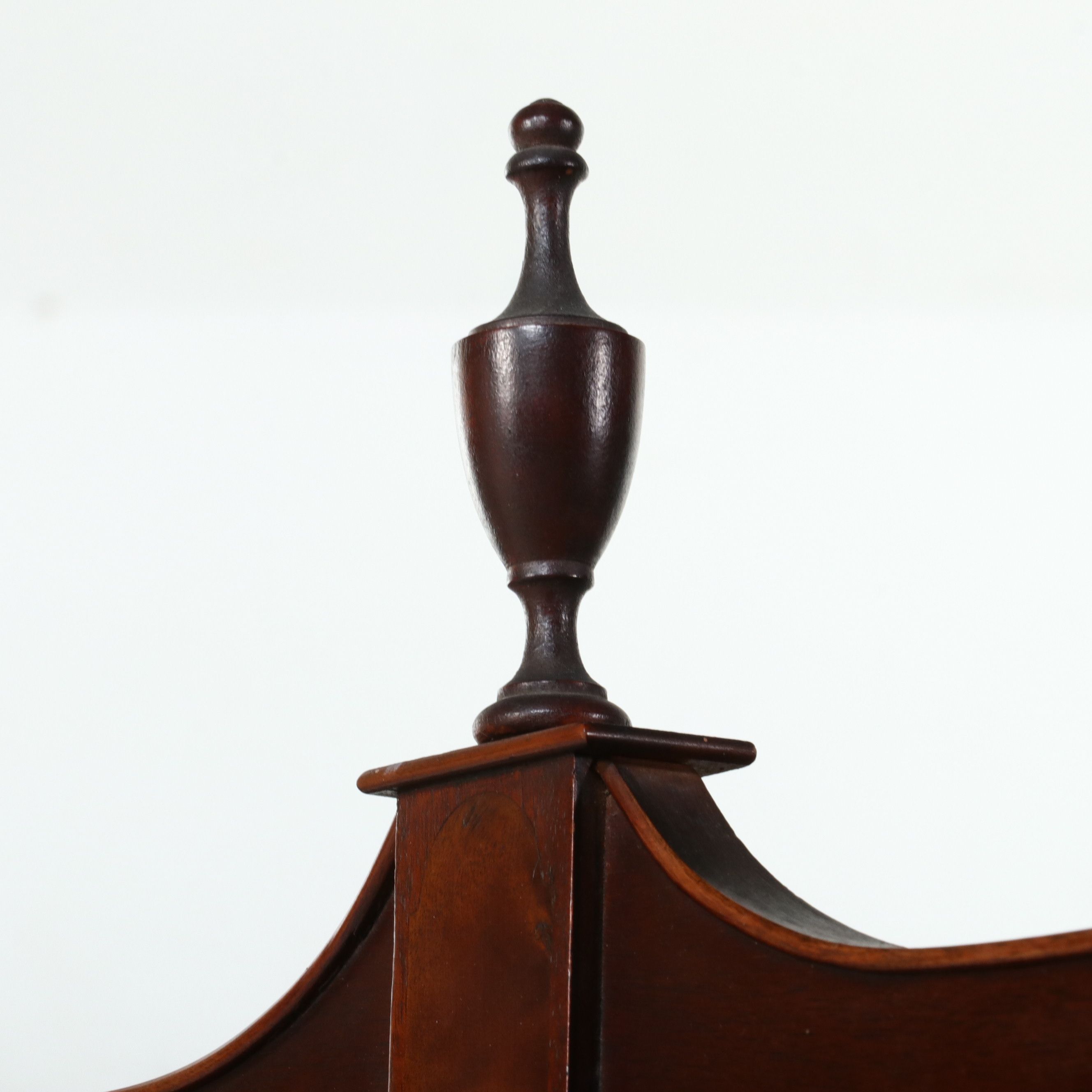 Federal Style Mahogany Breakfront Secretary Cabinet, Mid-20th Century
