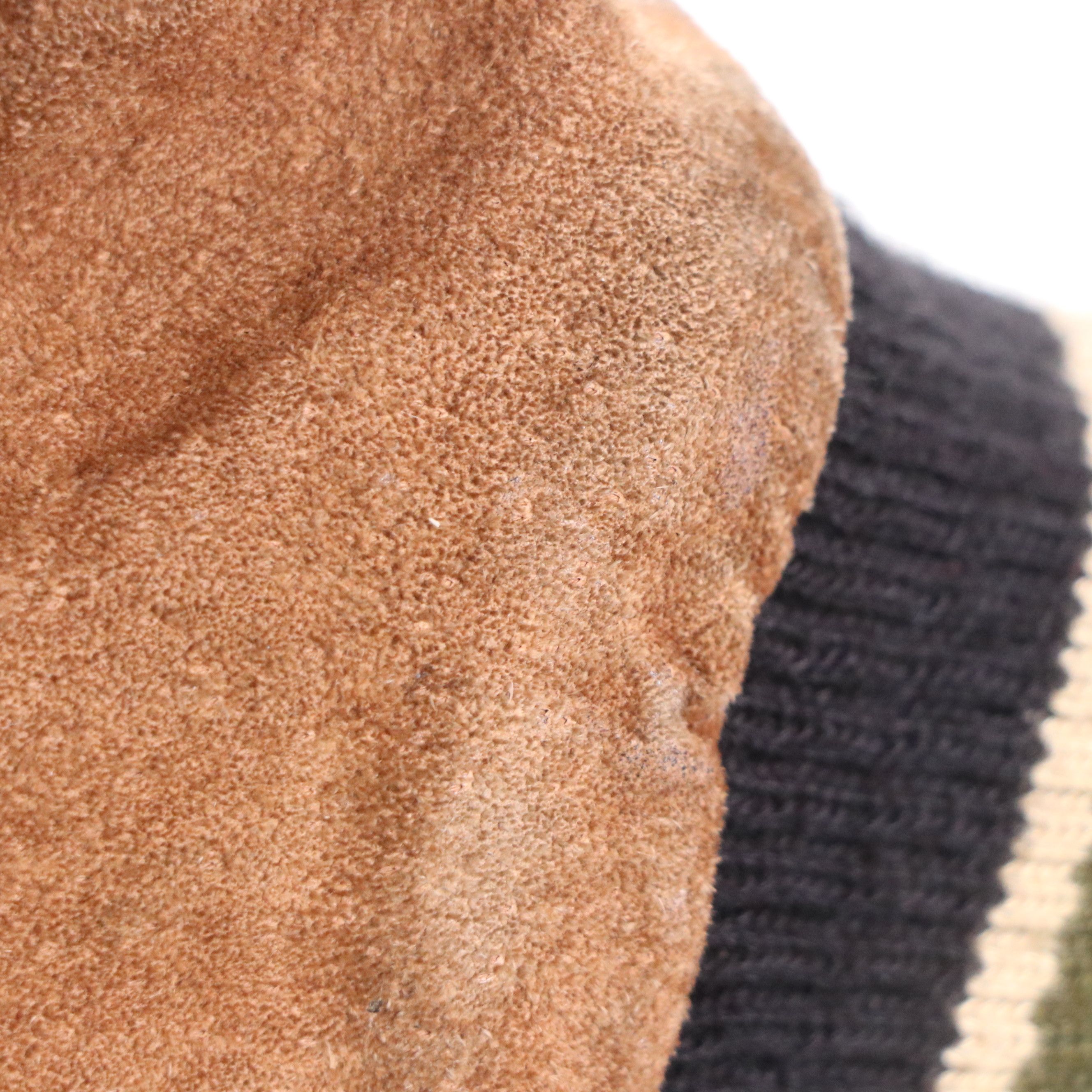 Men's Sumac Wool/Suede Varsity Jacket with VFW Patches