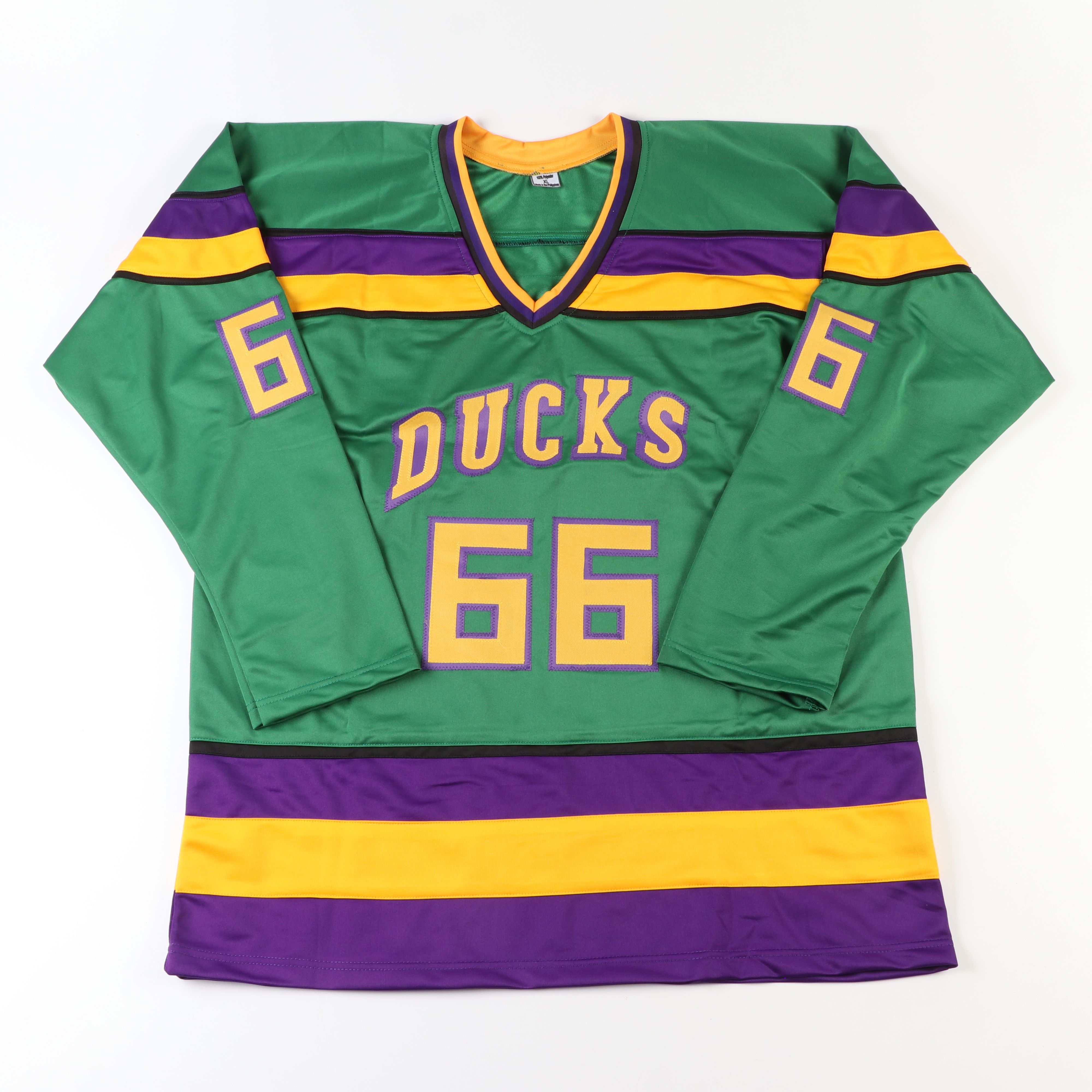 Emilio Estevez Signed “The Mighty Ducks: Bombay” Hockey Jersey, JSA