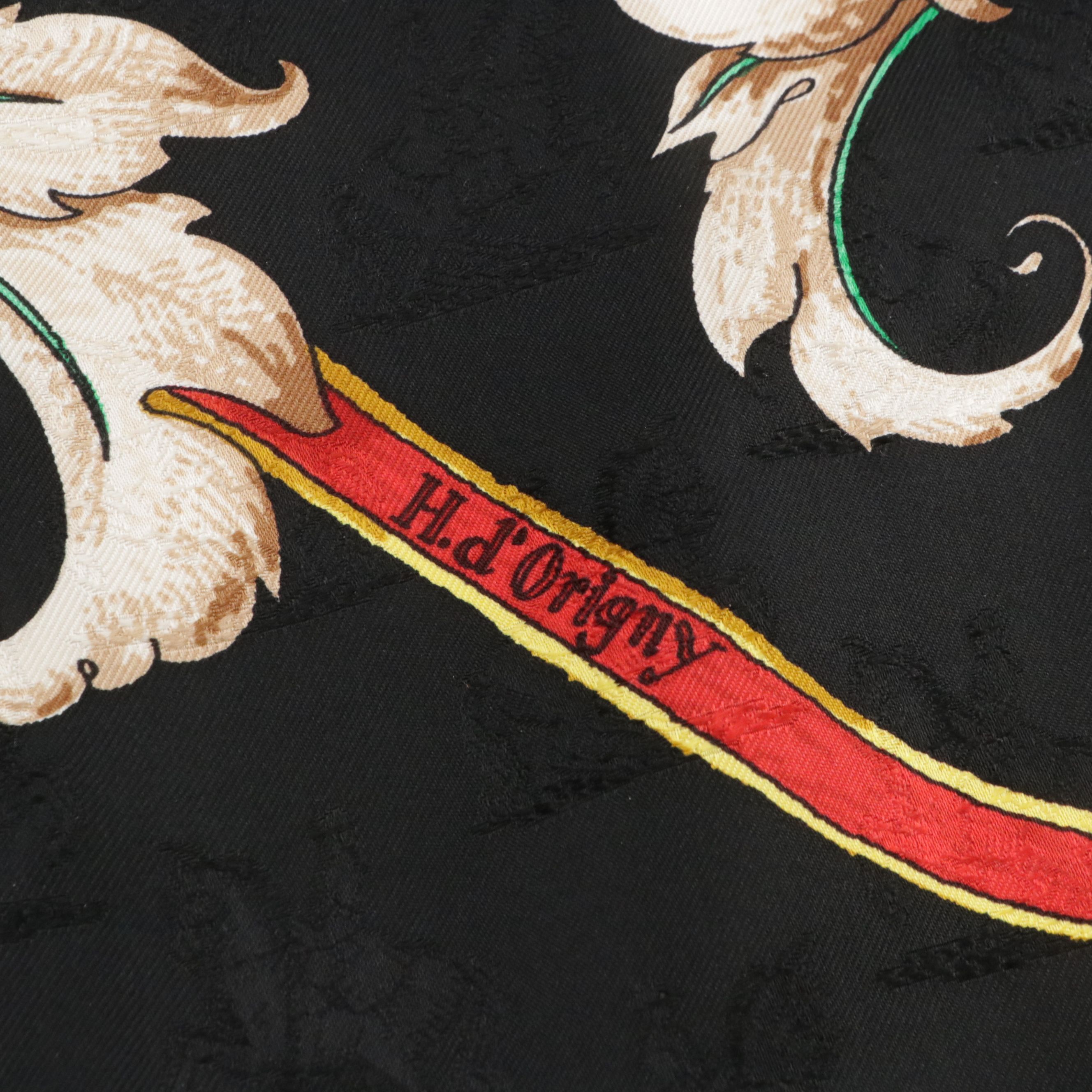 Hermès "L'Instruction du Roy en l'Exercice..." Scarf 90 in Horse Silk Jacquard