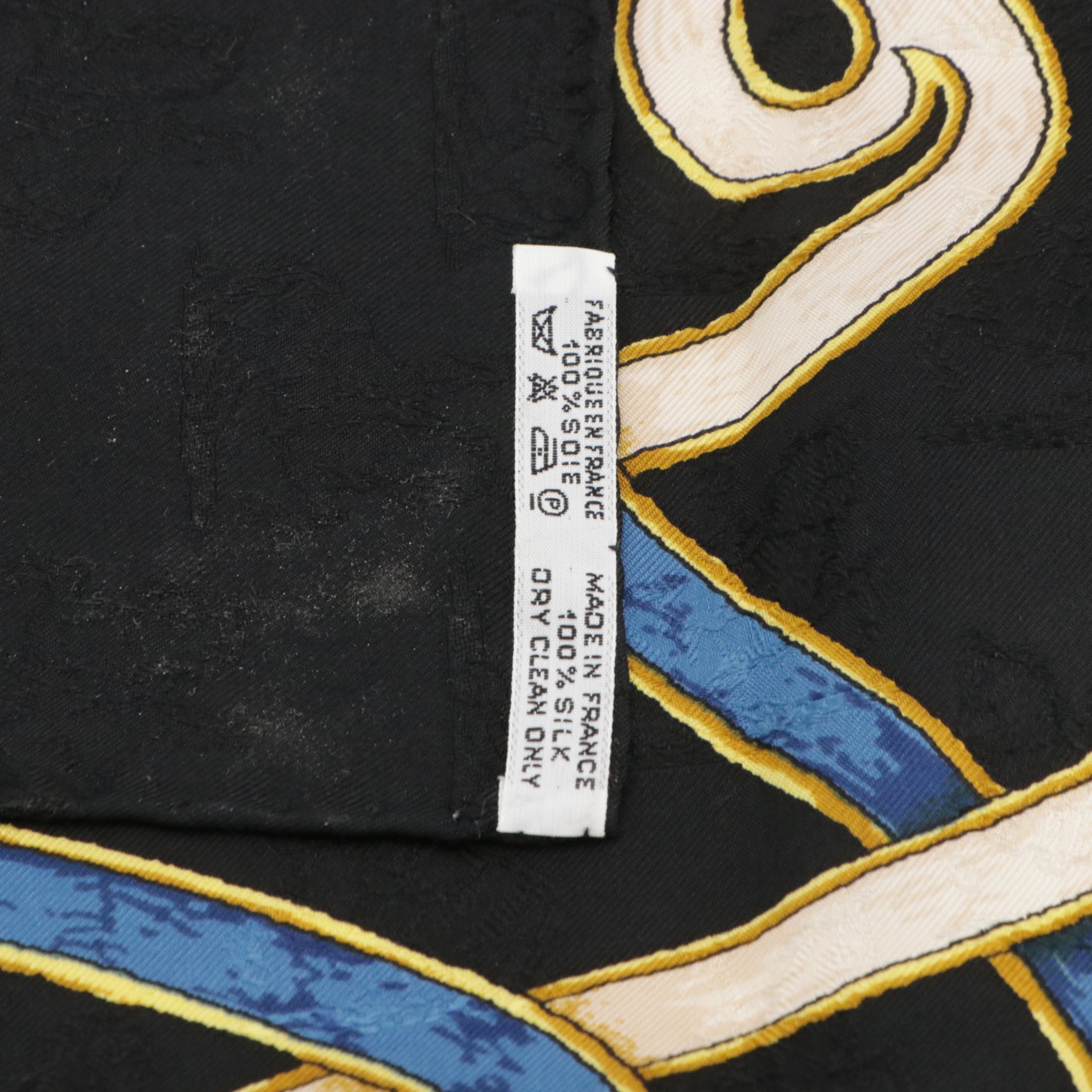 Hermès "L'Instruction du Roy en l'Exercice..." Scarf 90 in Horse Silk Jacquard