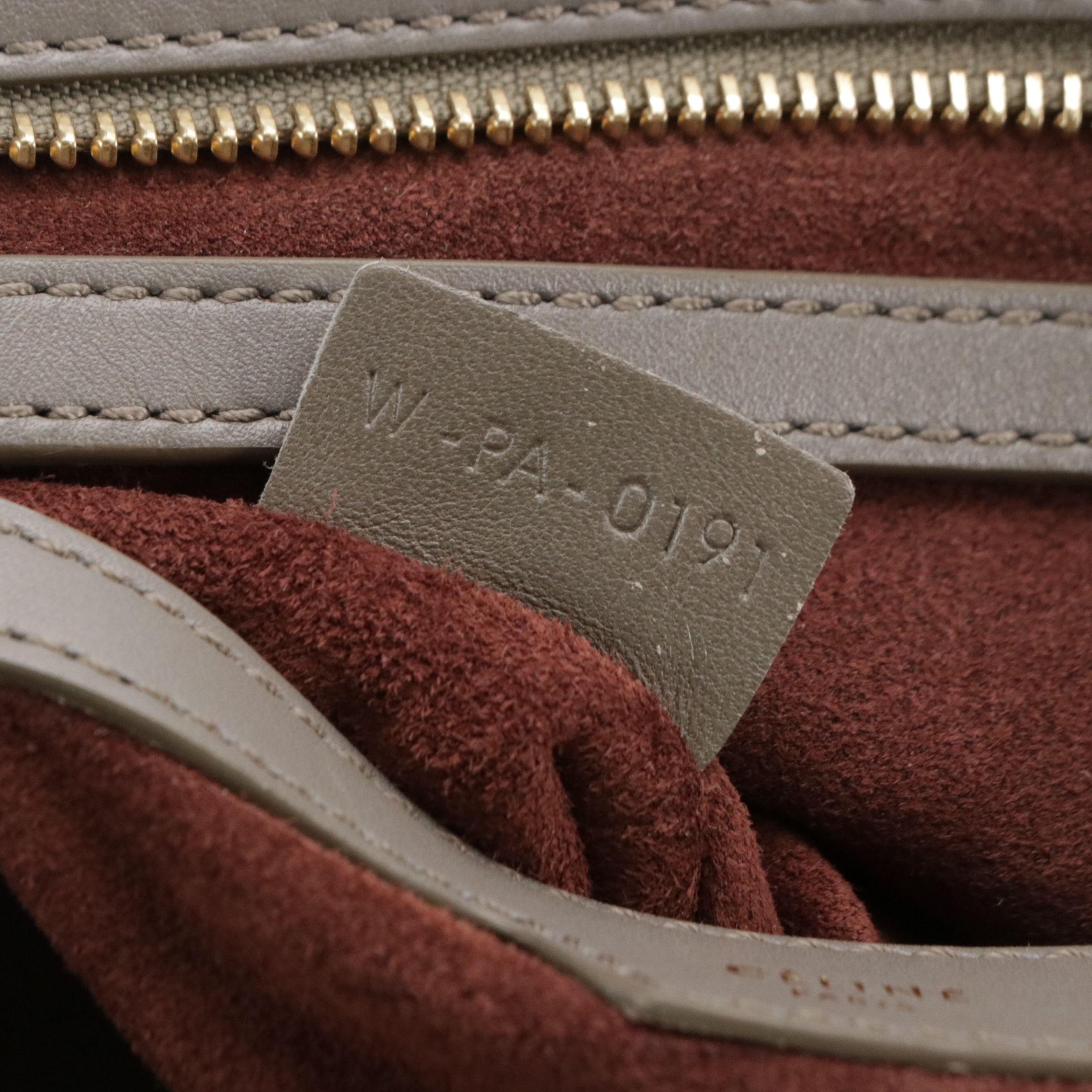 Celine Medium Trapeze Bag in Tricolor Smooth Calfskin Leather