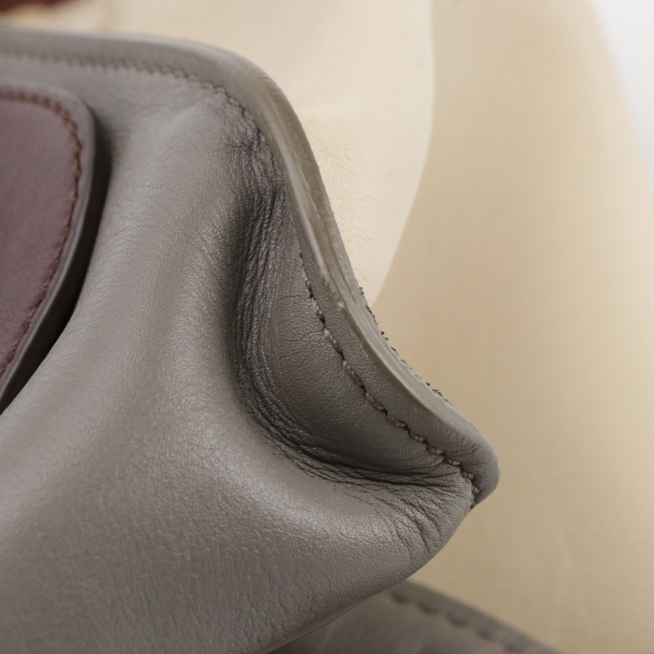 Celine Medium Trapeze Bag in Tricolor Smooth Calfskin Leather